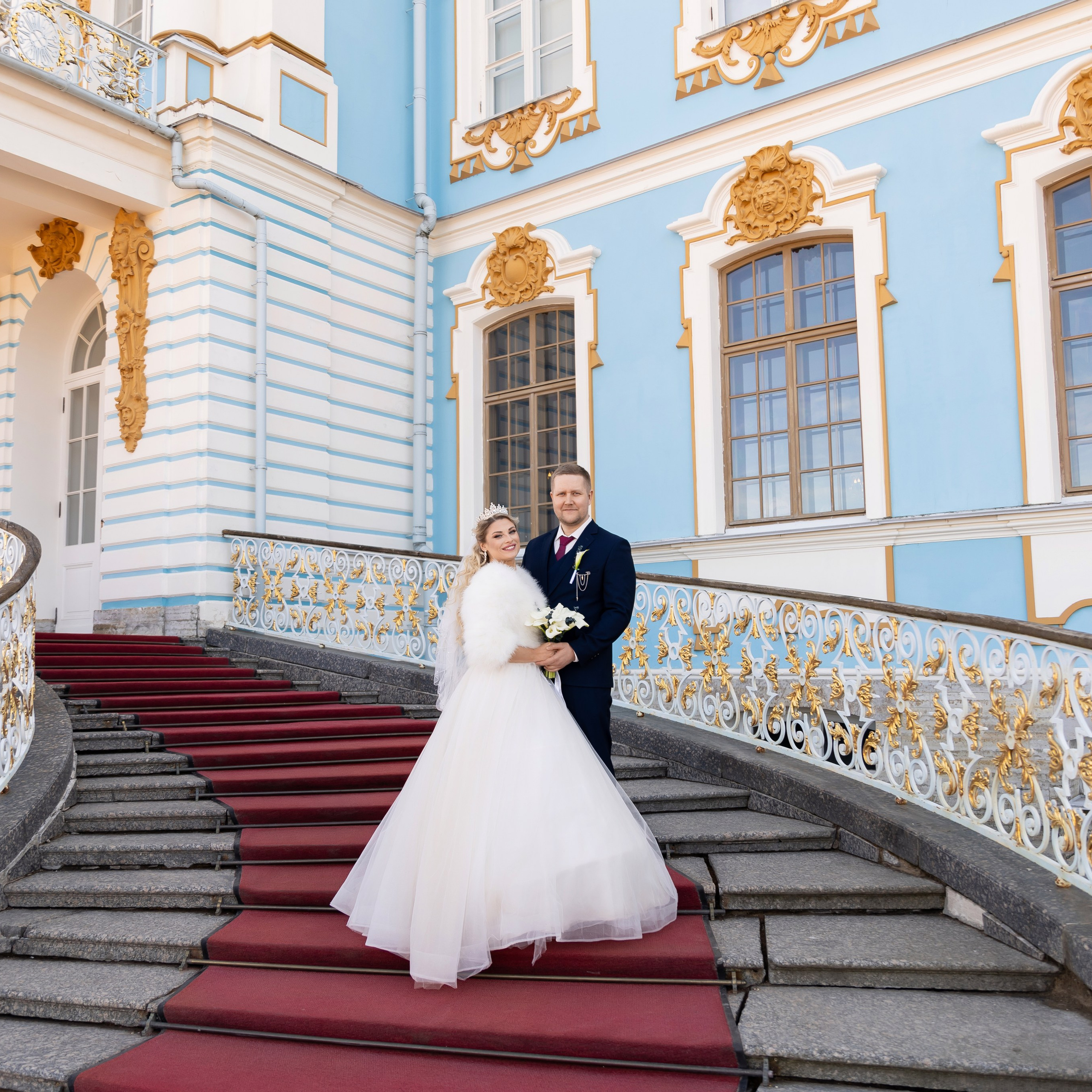 Свадебная фотосессия в Екатерининском дворце. Семейный и свадебный фотограф в Санкт-Петербурге Татьяна Швыкова