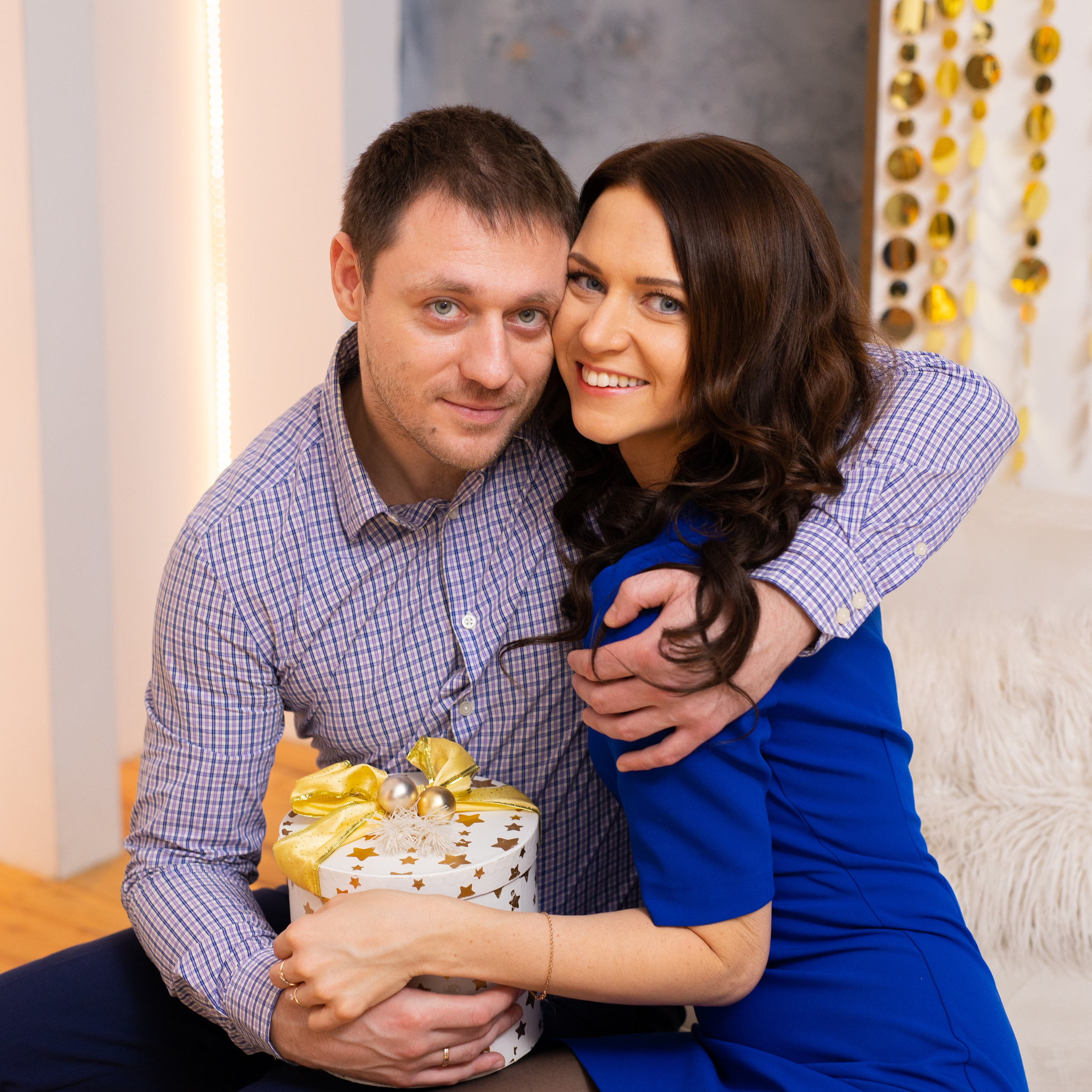 Новогодние съёмки в студии. Семейный и свадебный фотограф в Санкт-Петербурге Татьяна Швыкова