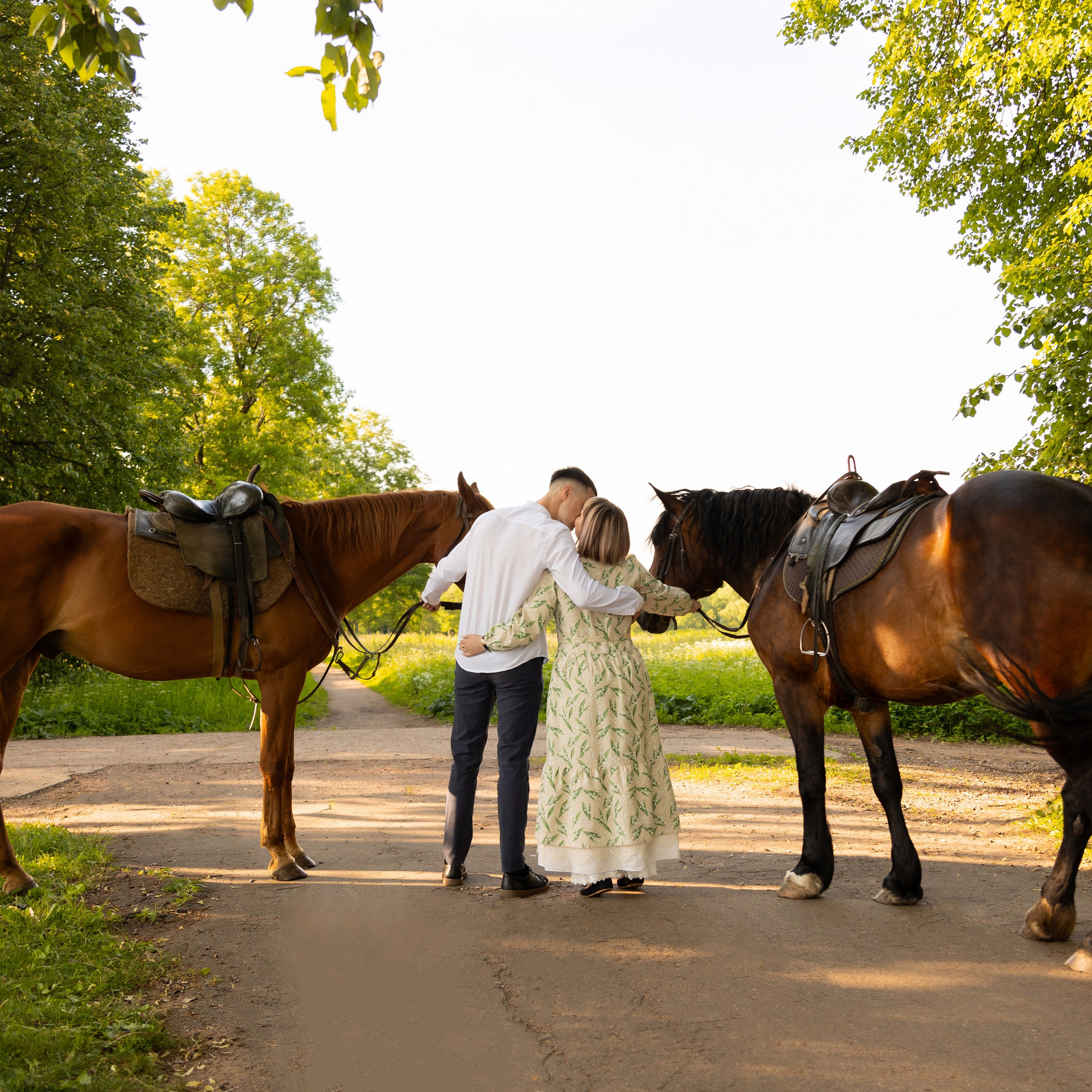 Фотопрогулка на лошадях. Семейный и свадебный фотограф в Санкт-Петербурге Татьяна Швыкова