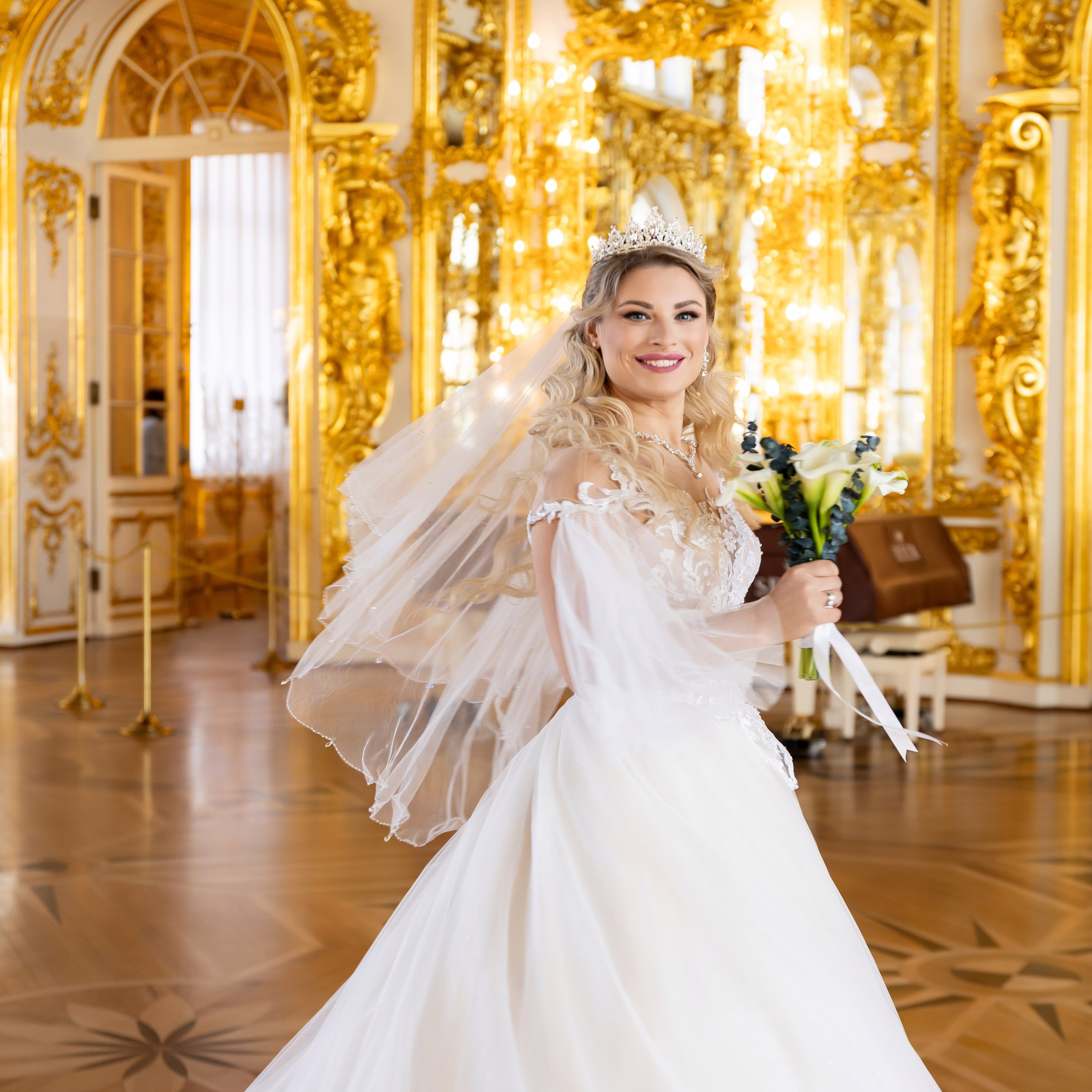 Свадебная фотосессия в Екатерининском дворце. Семейный и свадебный фотограф в Санкт-Петербурге Татьяна Швыкова