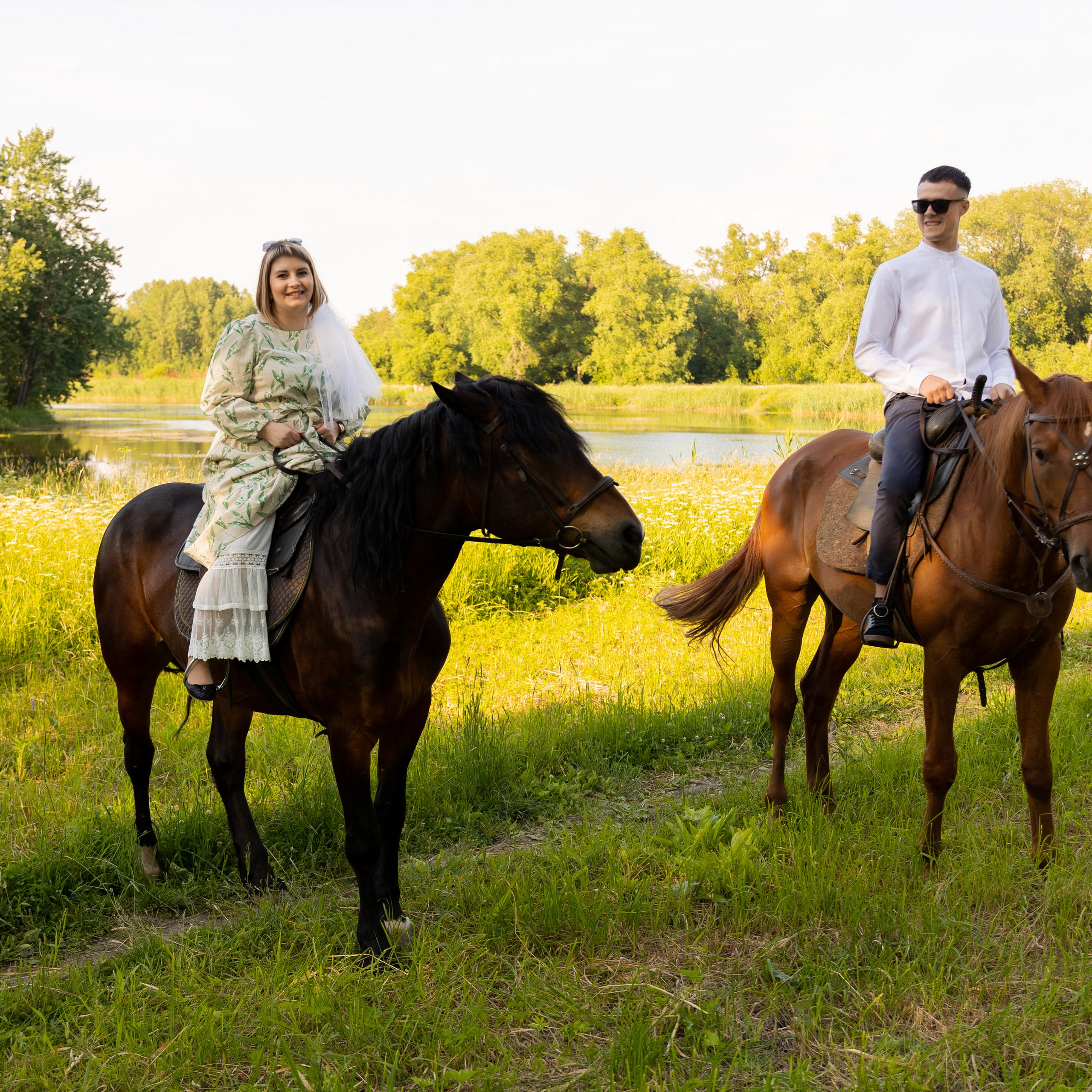 Фотопрогулка на лошадях. Семейный и свадебный фотограф в Санкт-Петербурге Татьяна Швыкова