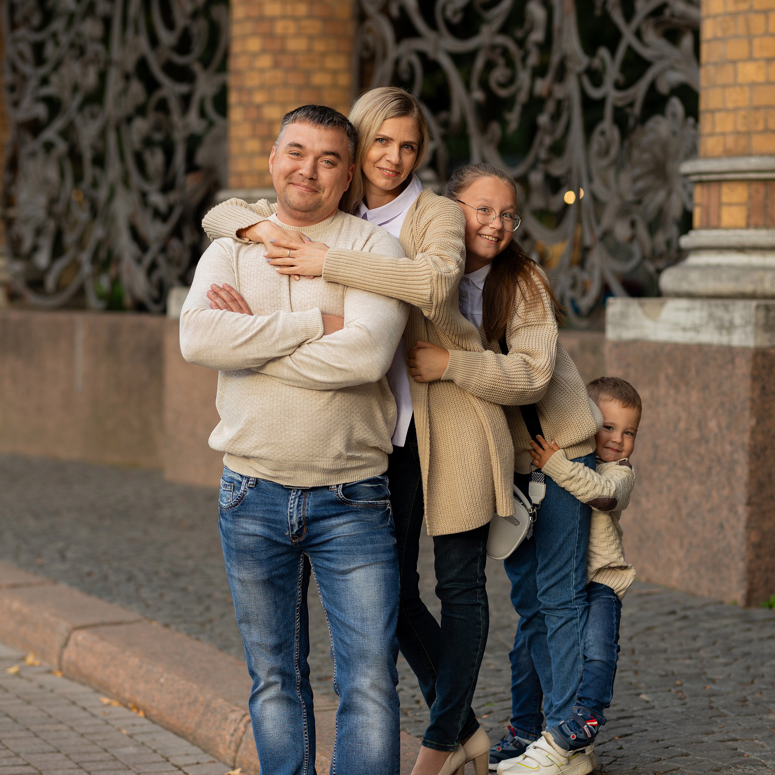 Фотопрогулка в центре города. Семейный и свадебный фотограф в Санкт-Петербурге Татьяна Швыкова