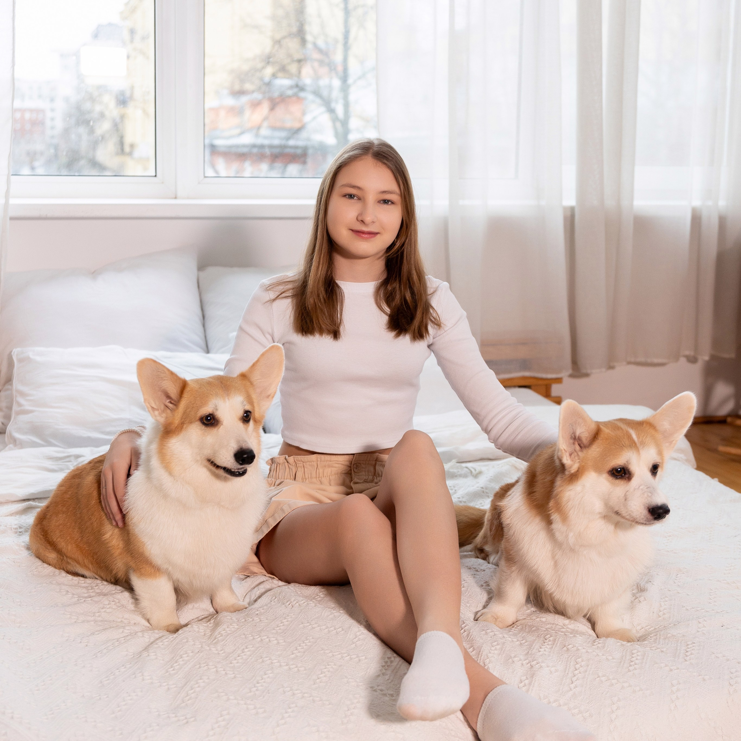 Фотосессия с корги. Семейный и свадебный фотограф в Санкт-Петербурге Татьяна Швыкова