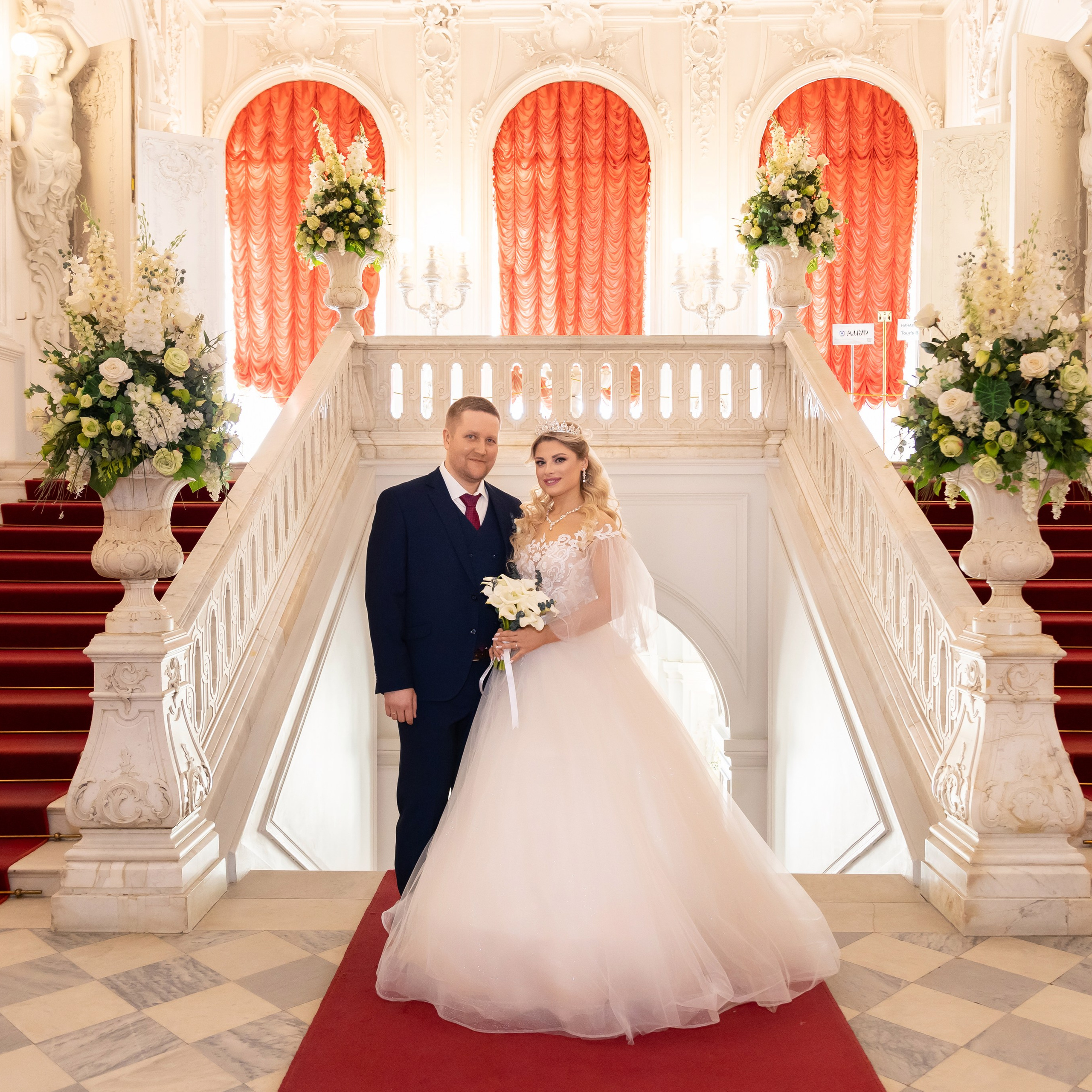 Свадебная фотосессия в Екатерининском дворце. Семейный и свадебный фотограф в Санкт-Петербурге Татьяна Швыкова