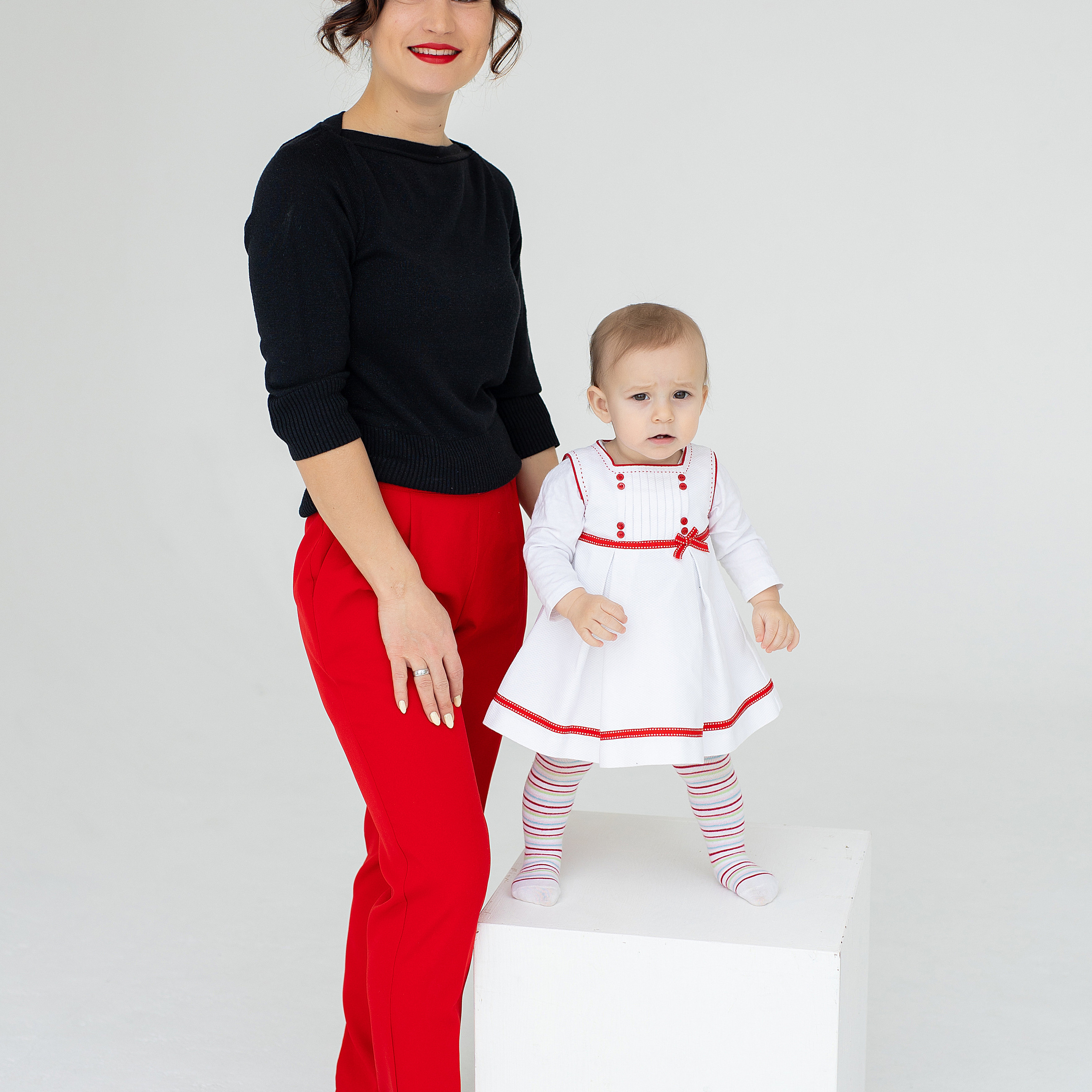 фотосессия для мамы и дочки в студии в питере спб санкт-петербург