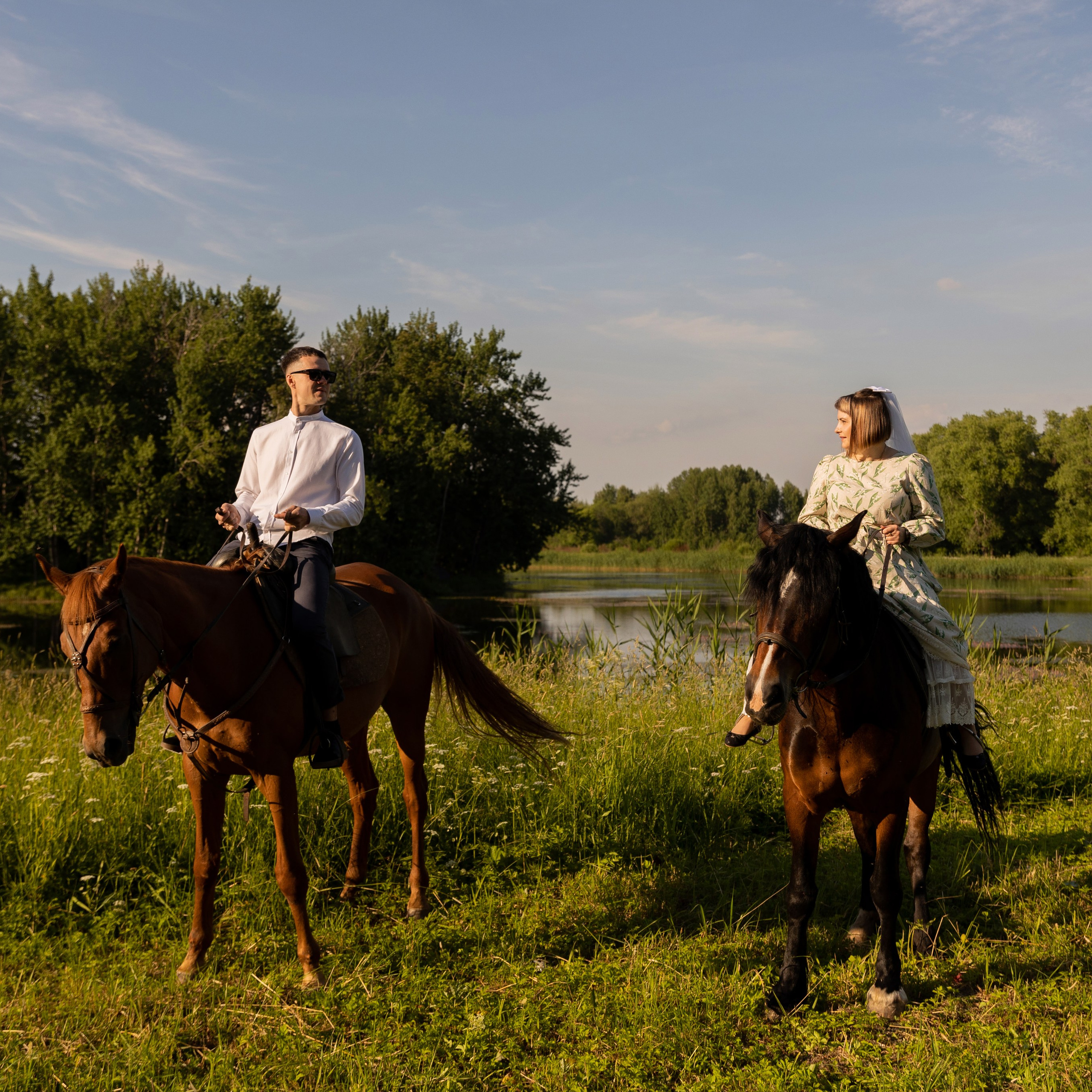 Фотопрогулка на лошадях. Семейный и свадебный фотограф в Санкт-Петербурге Татьяна Швыкова