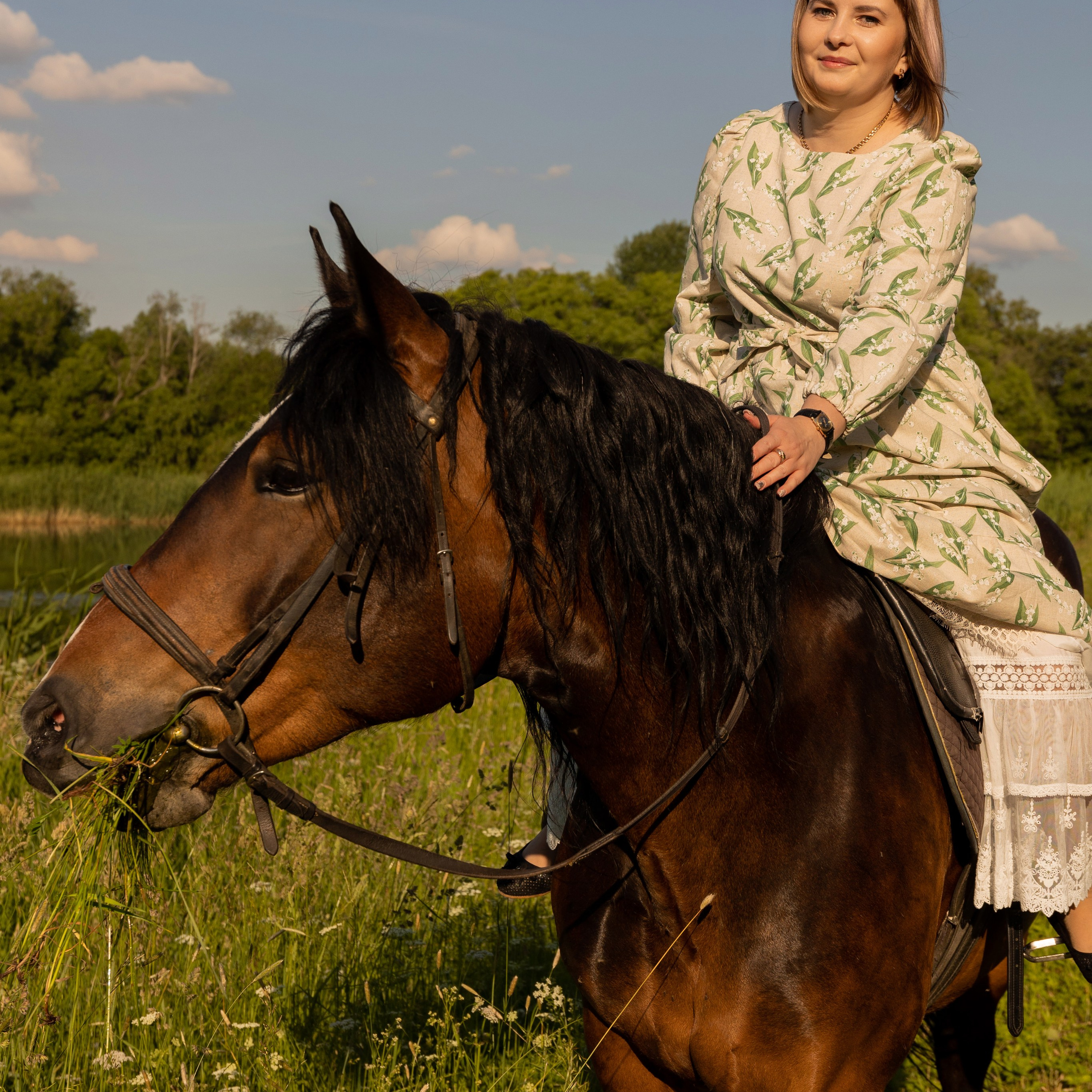 Фотопрогулка на лошадях. Семейный и свадебный фотограф в Санкт-Петербурге Татьяна Швыкова