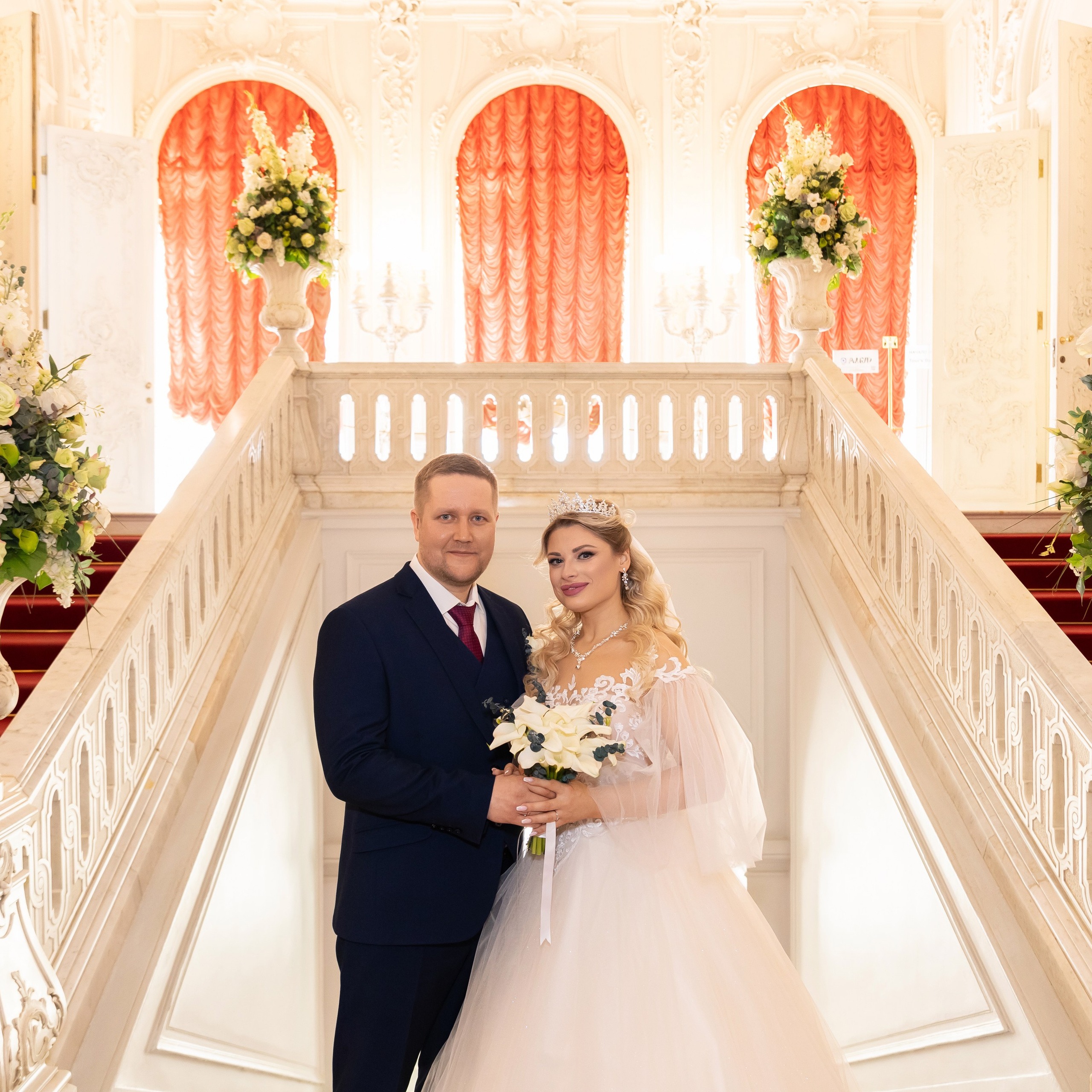 Свадебная фотосессия в Екатерининском дворце. Семейный и свадебный фотограф в Санкт-Петербурге Татьяна Швыкова
