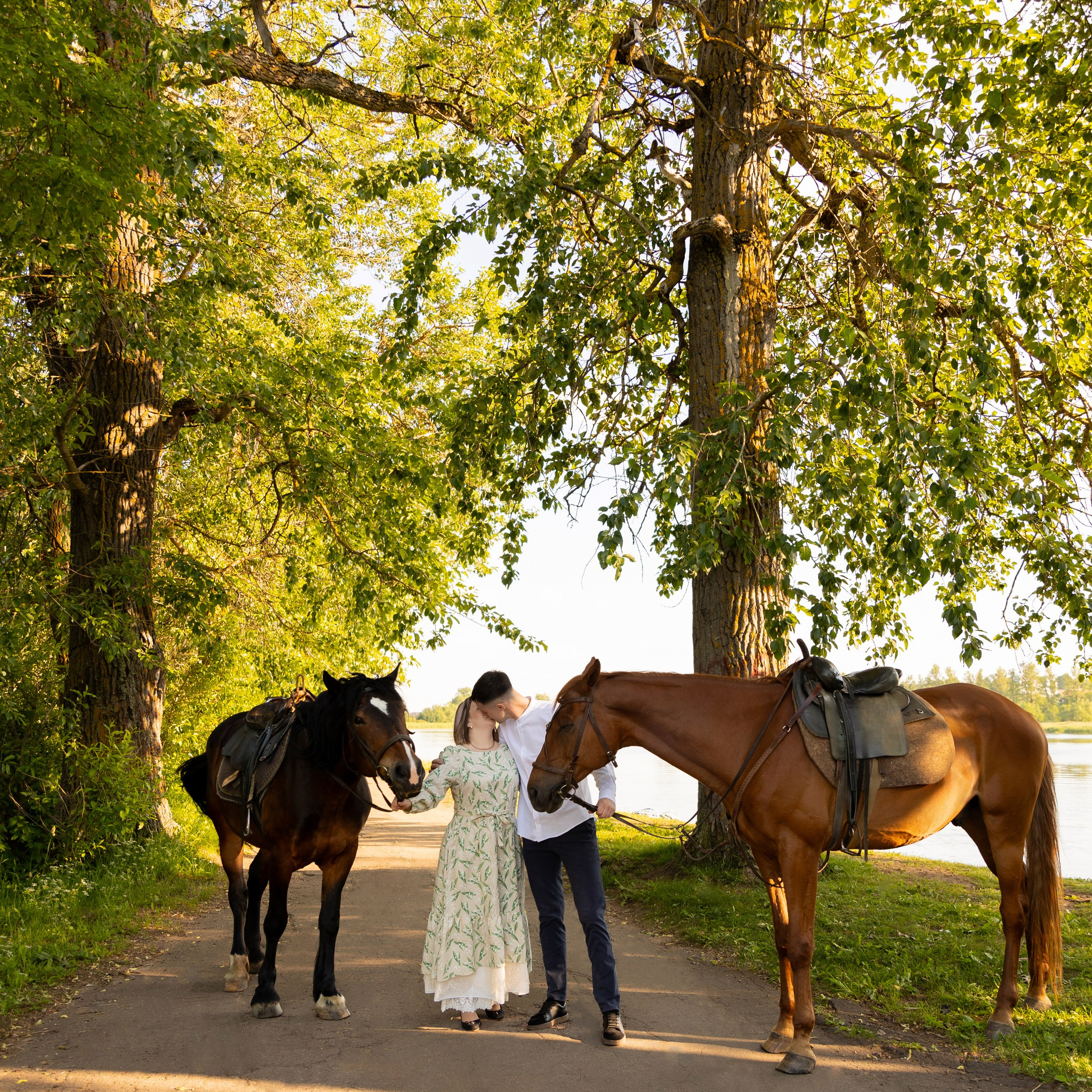 Фотопрогулка на лошадях. Семейный и свадебный фотограф в Санкт-Петербурге Татьяна Швыкова