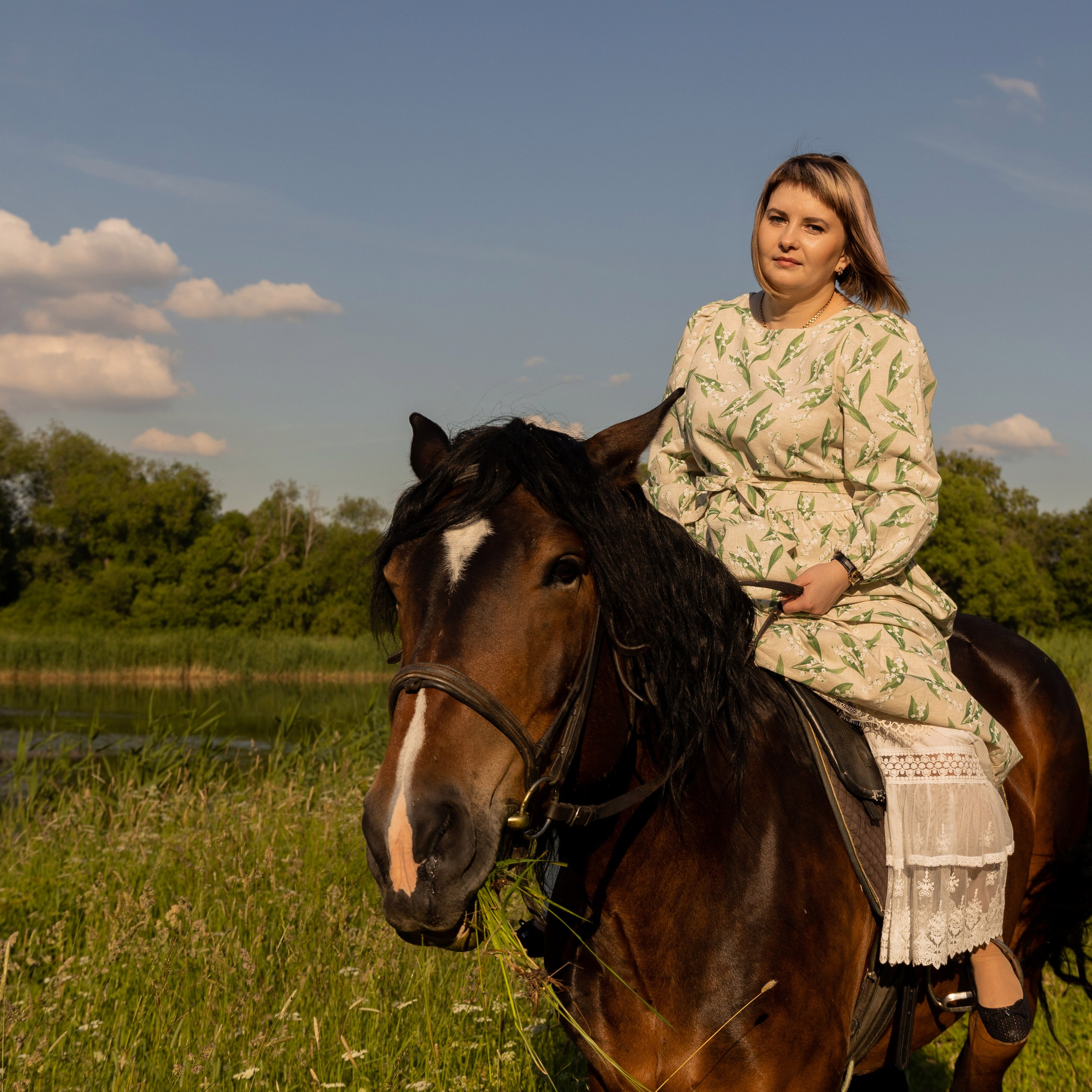 Фотопрогулка на лошадях. Семейный и свадебный фотограф в Санкт-Петербурге Татьяна Швыкова