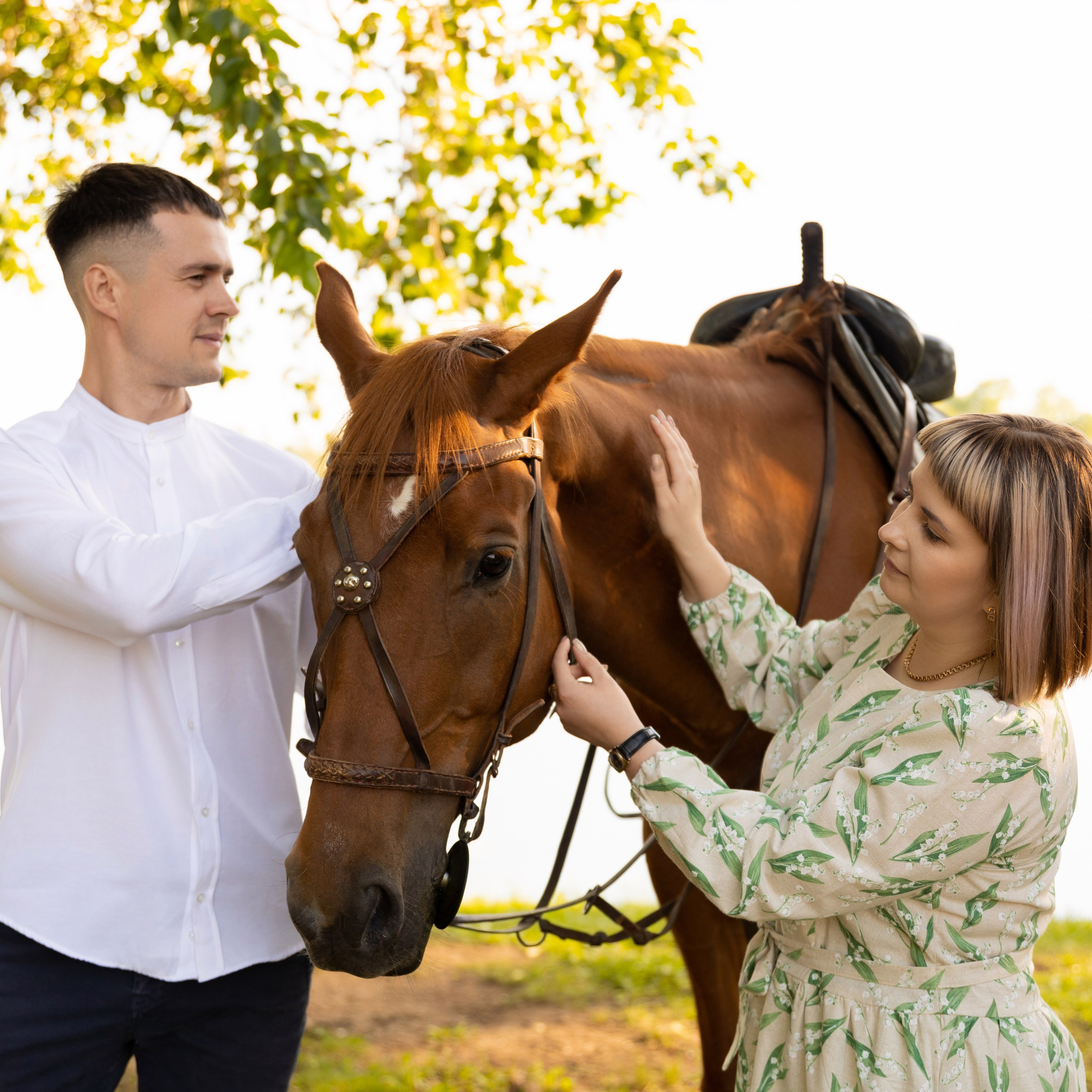 Фотопрогулка на лошадях. Семейный и свадебный фотограф в Санкт-Петербурге Татьяна Швыкова