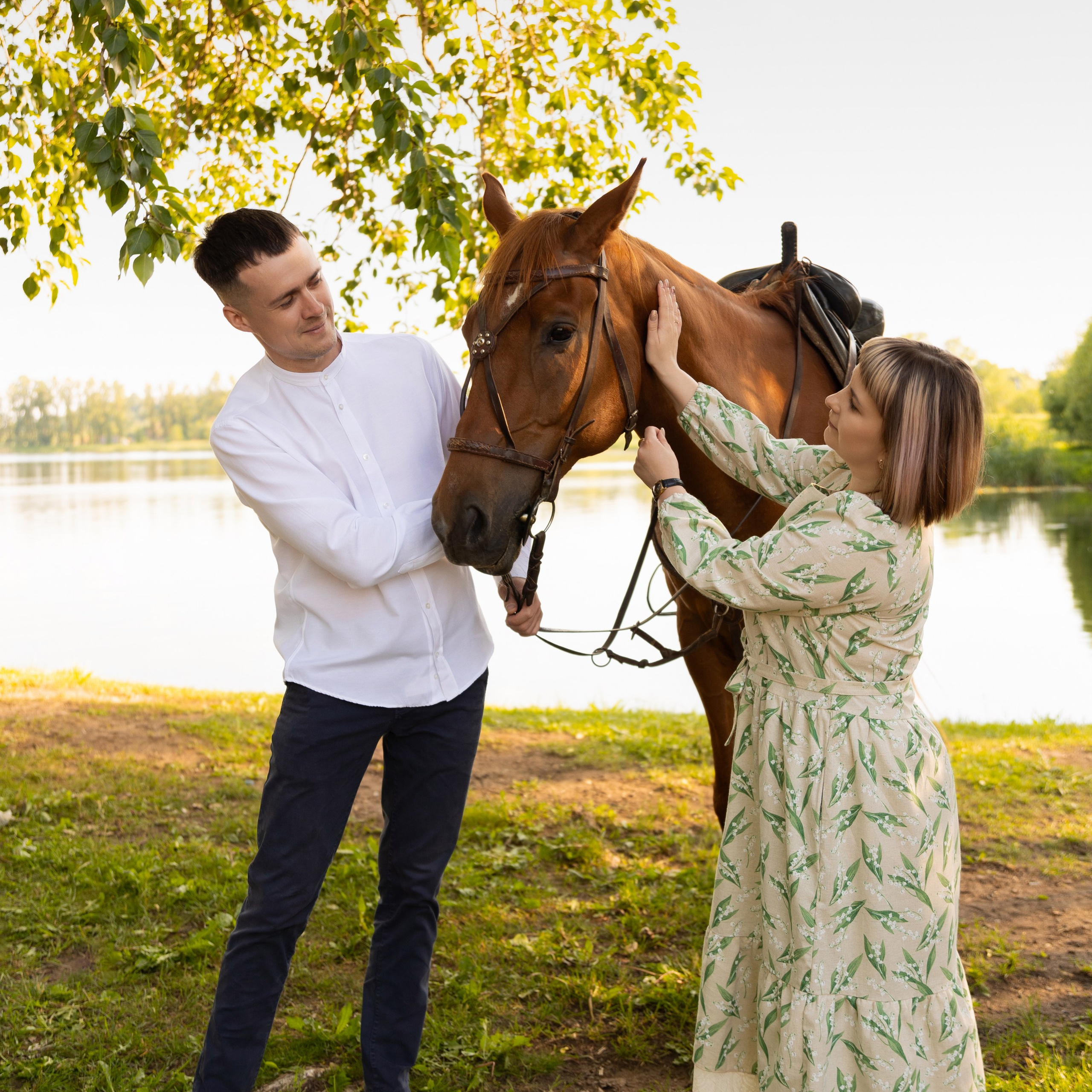 Фотопрогулка на лошадях. Семейный и свадебный фотограф в Санкт-Петербурге Татьяна Швыкова