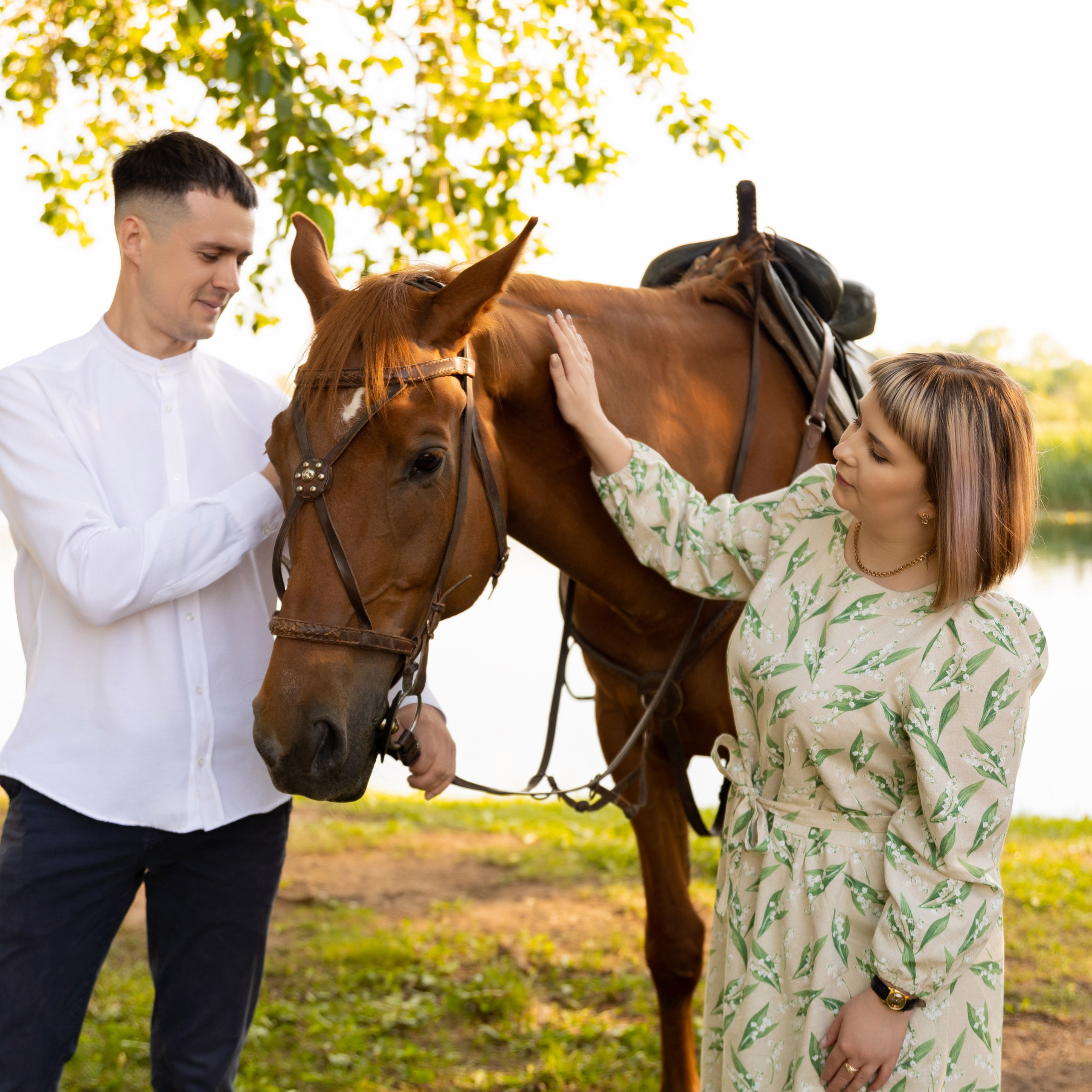 Фотопрогулка на лошадях. Семейный и свадебный фотограф в Санкт-Петербурге Татьяна Швыкова