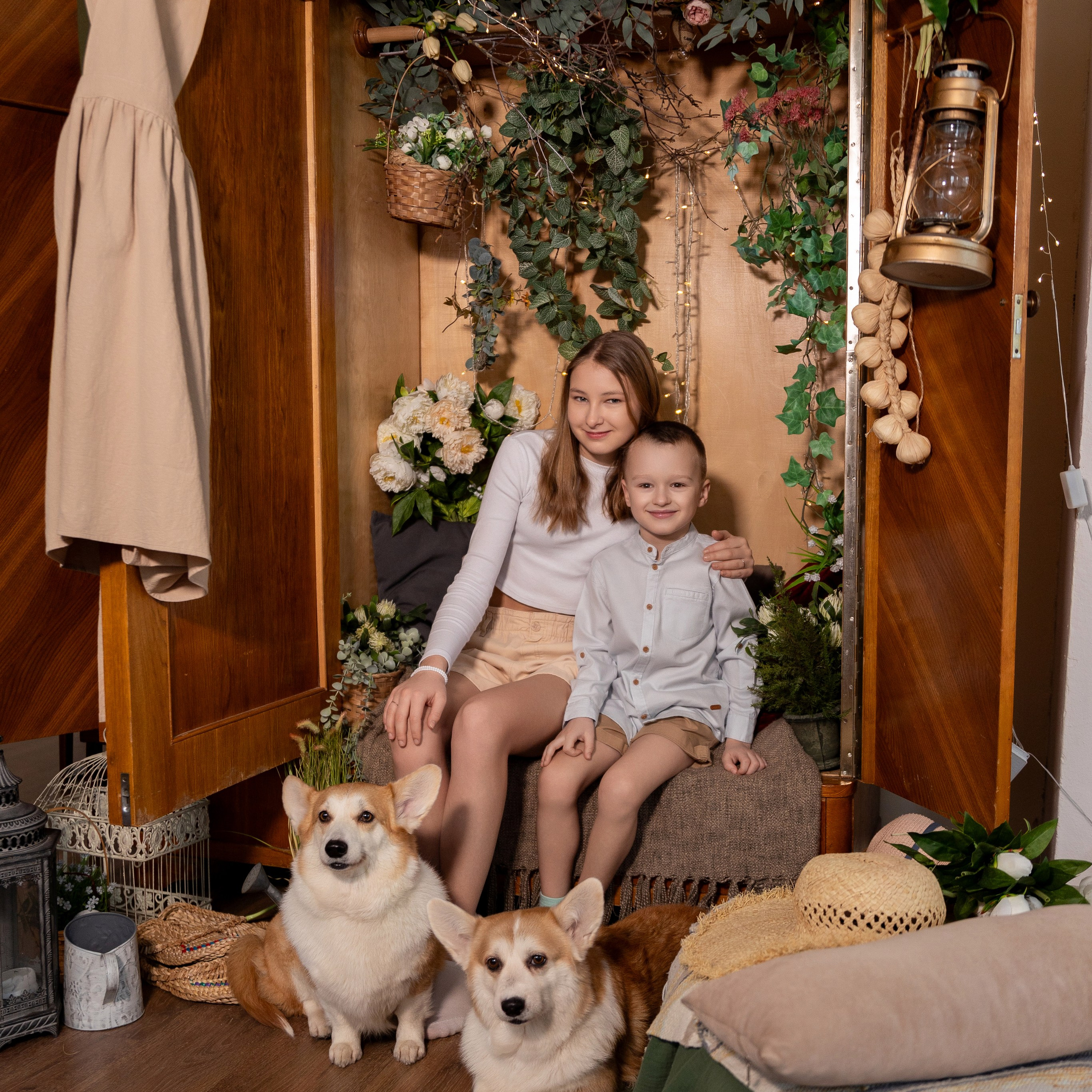 Фотосессия с корги. Семейный и свадебный фотограф в Санкт-Петербурге Татьяна Швыкова