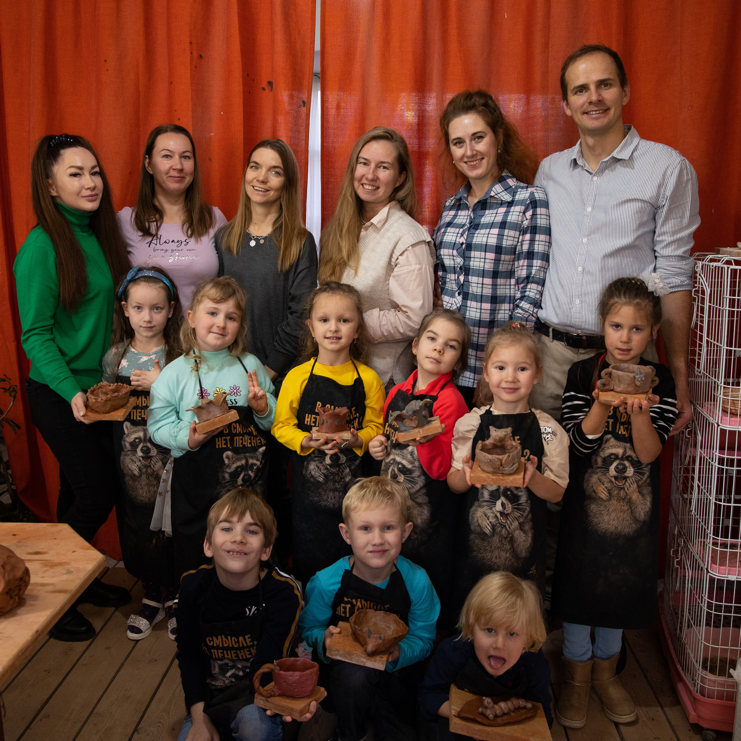 День рождения в студии керамики. Семейный и свадебный фотограф в Санкт-Петербурге Татьяна Швыкова
