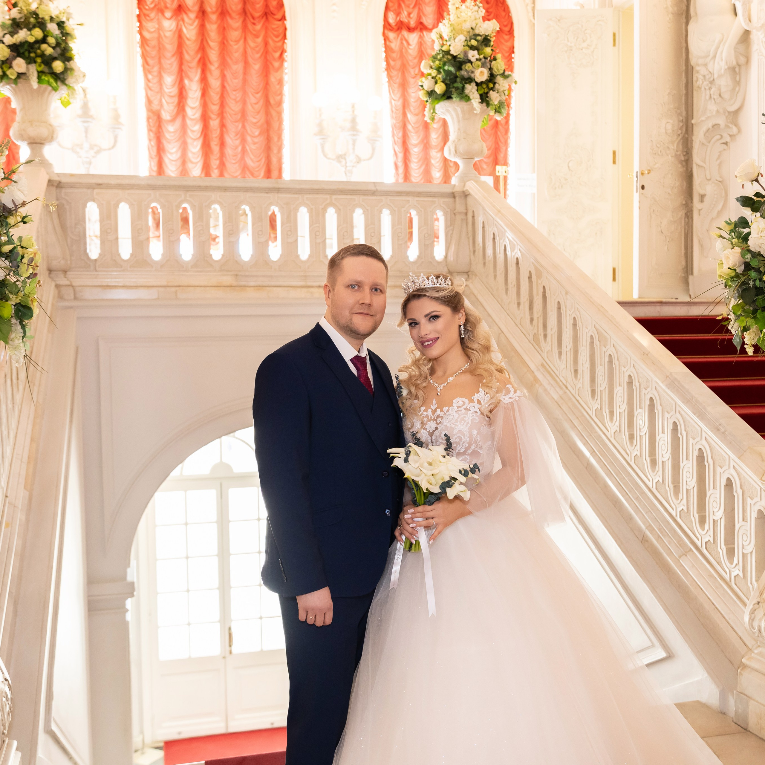 Свадебная фотосессия в Екатерининском дворце. Семейный и свадебный фотограф в Санкт-Петербурге Татьяна Швыкова