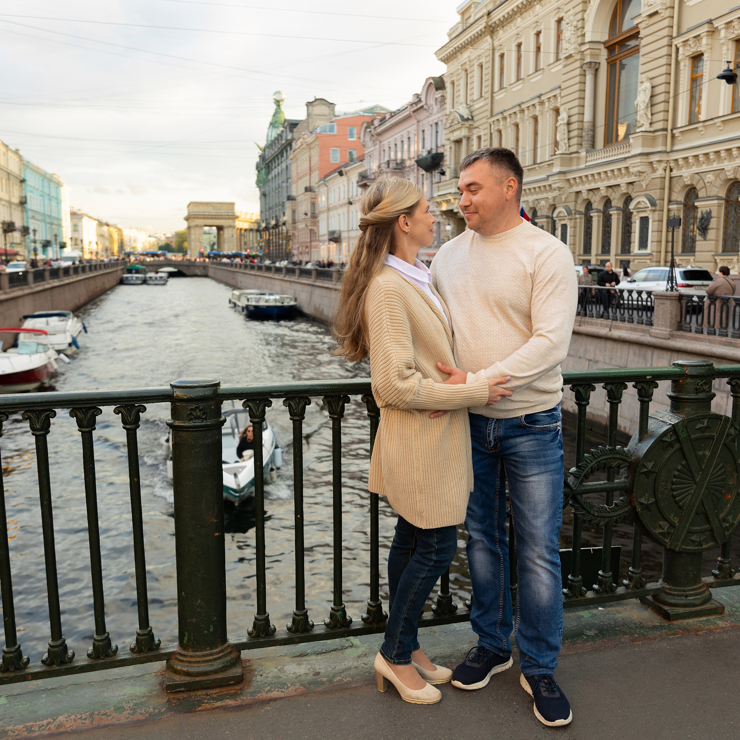 Фотопрогулка в центре города. Семейный и свадебный фотограф в Санкт-Петербурге Татьяна Швыкова