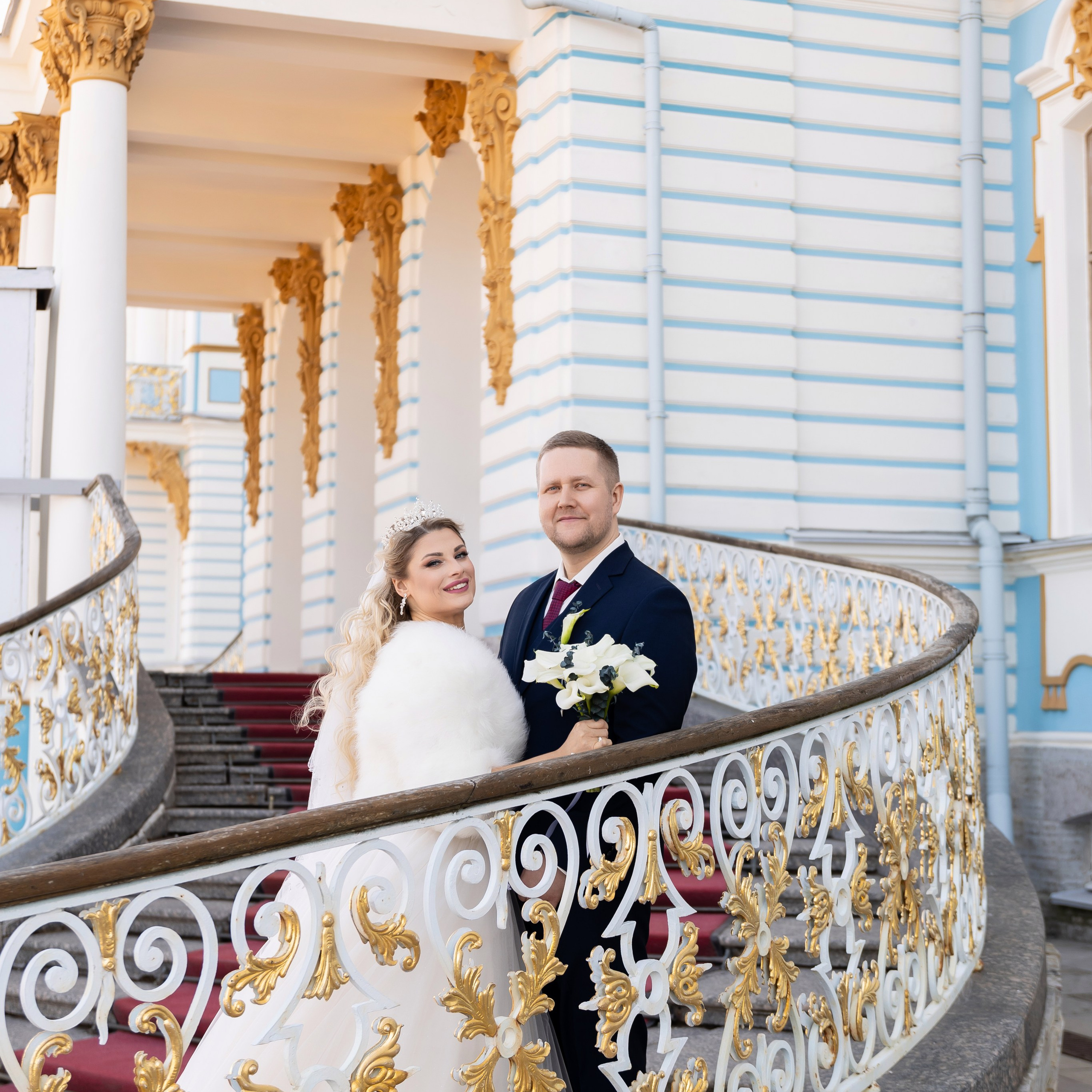 Свадебная фотосессия в Екатерининском дворце. Семейный и свадебный фотограф в Санкт-Петербурге Татьяна Швыкова