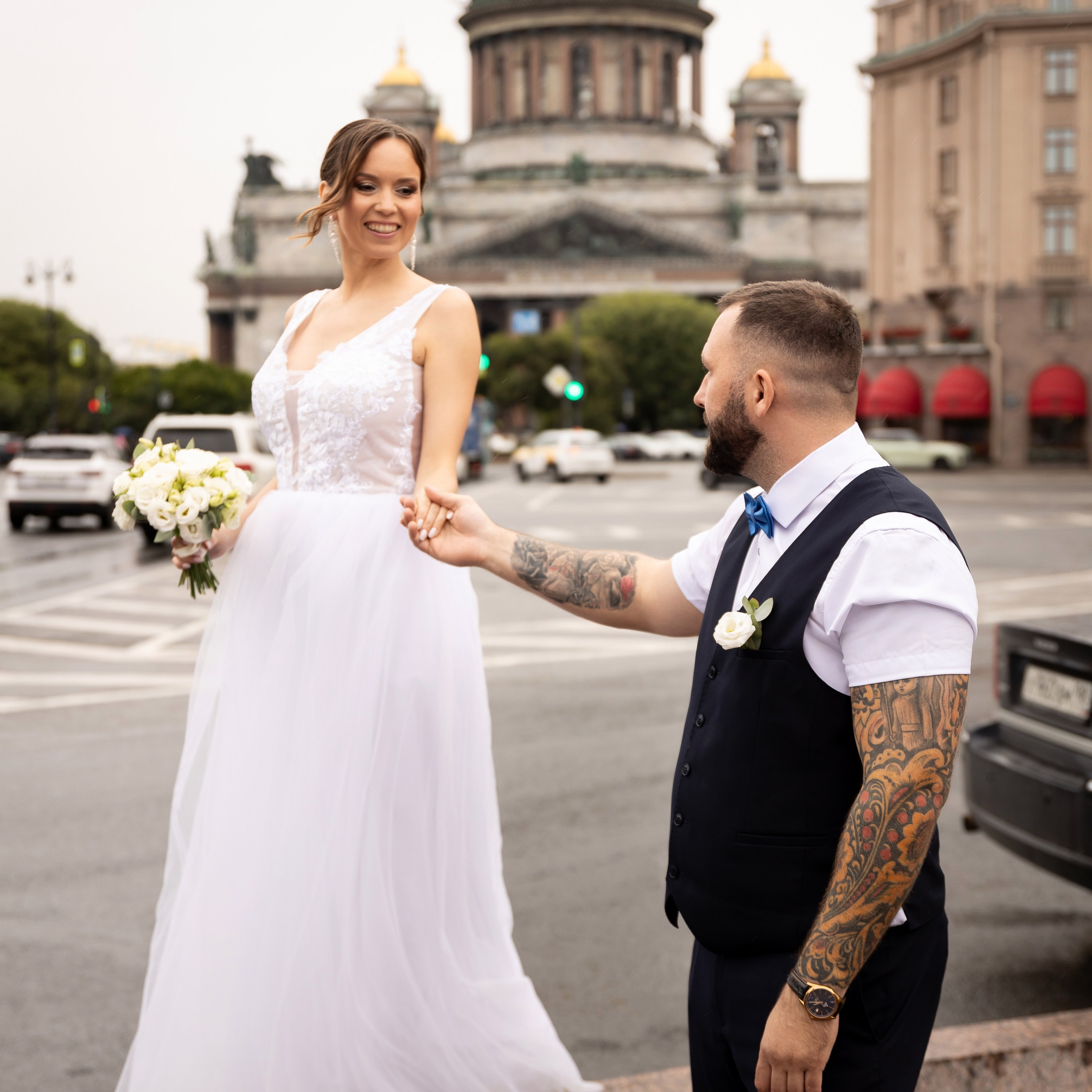 Свадебная фотосессия в Особняке Половцова. Семейный и свадебный фотограф в Санкт-Петербурге Татьяна Швыкова