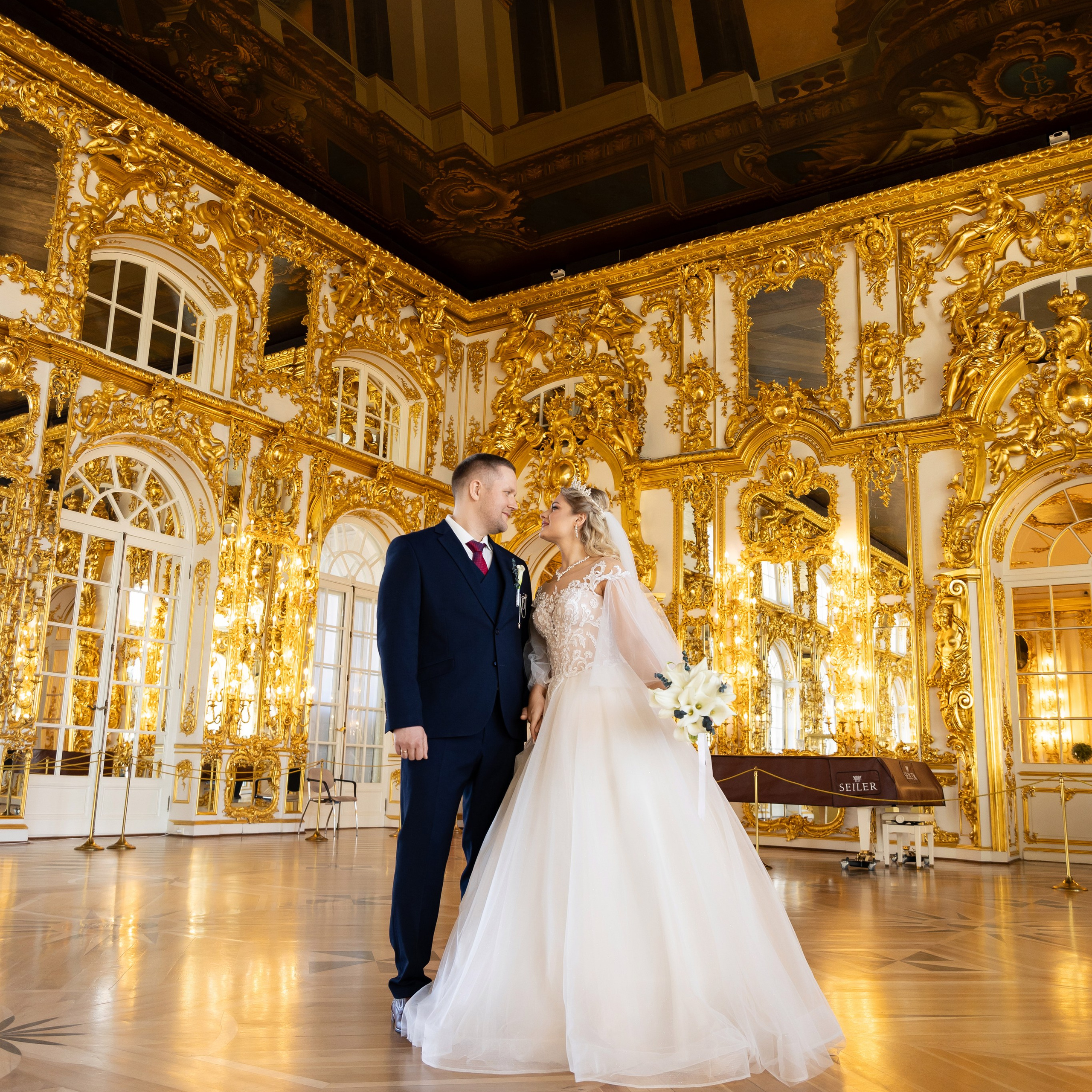 Свадебная фотосессия в Екатерининском дворце. Семейный и свадебный фотограф в Санкт-Петербурге Татьяна Швыкова