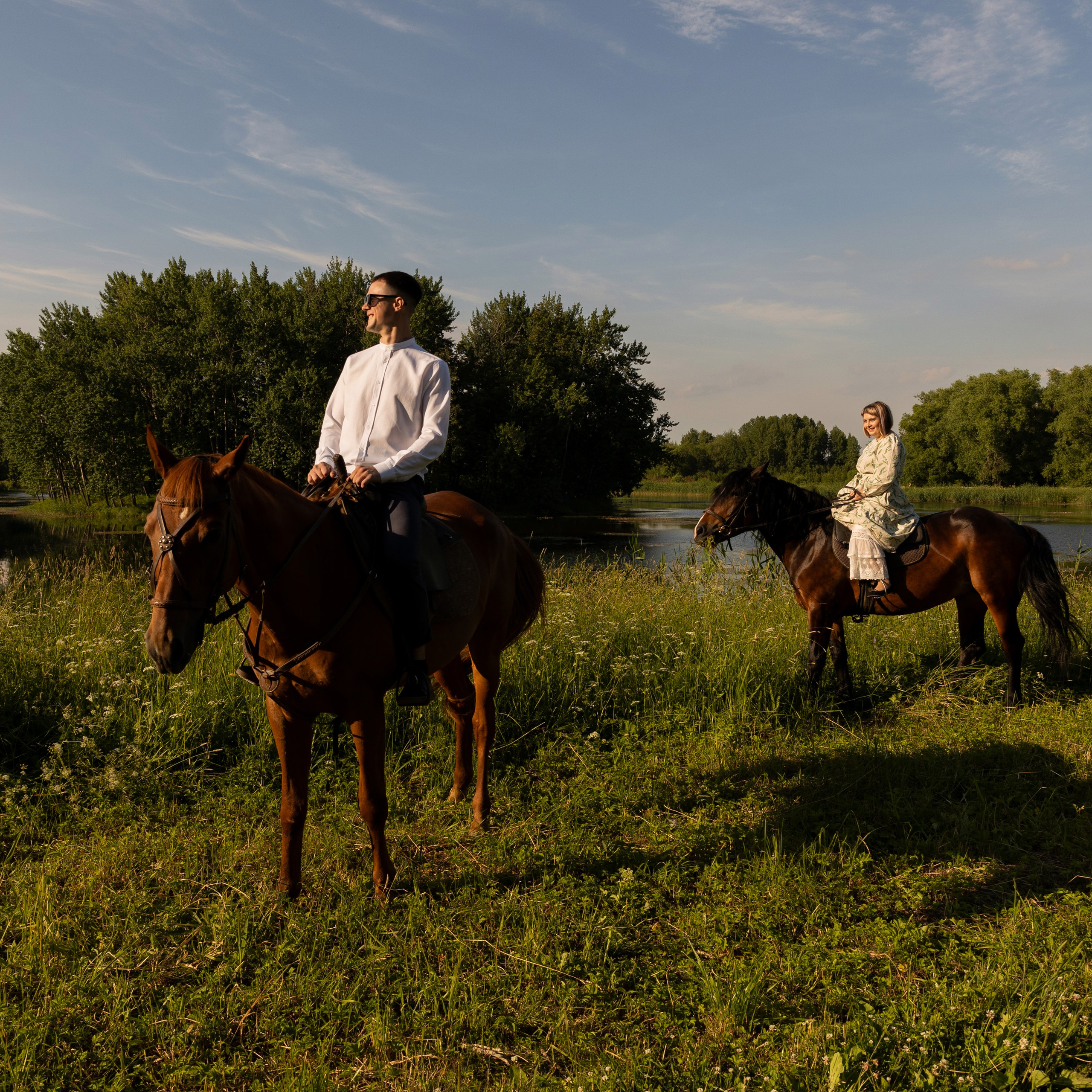 Фотопрогулка на лошадях. Семейный и свадебный фотограф в Санкт-Петербурге Татьяна Швыкова