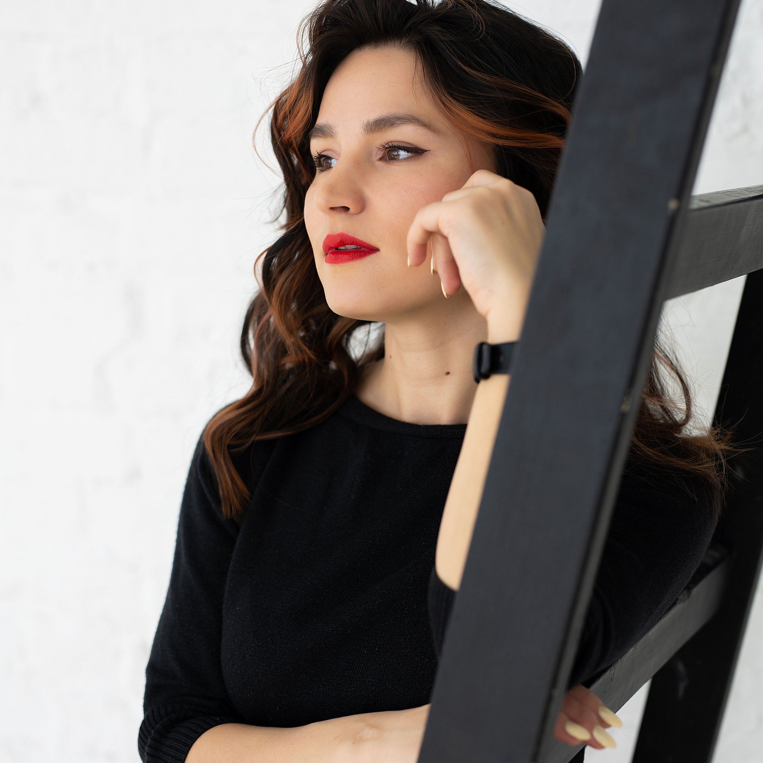 женский портрет крупным планом