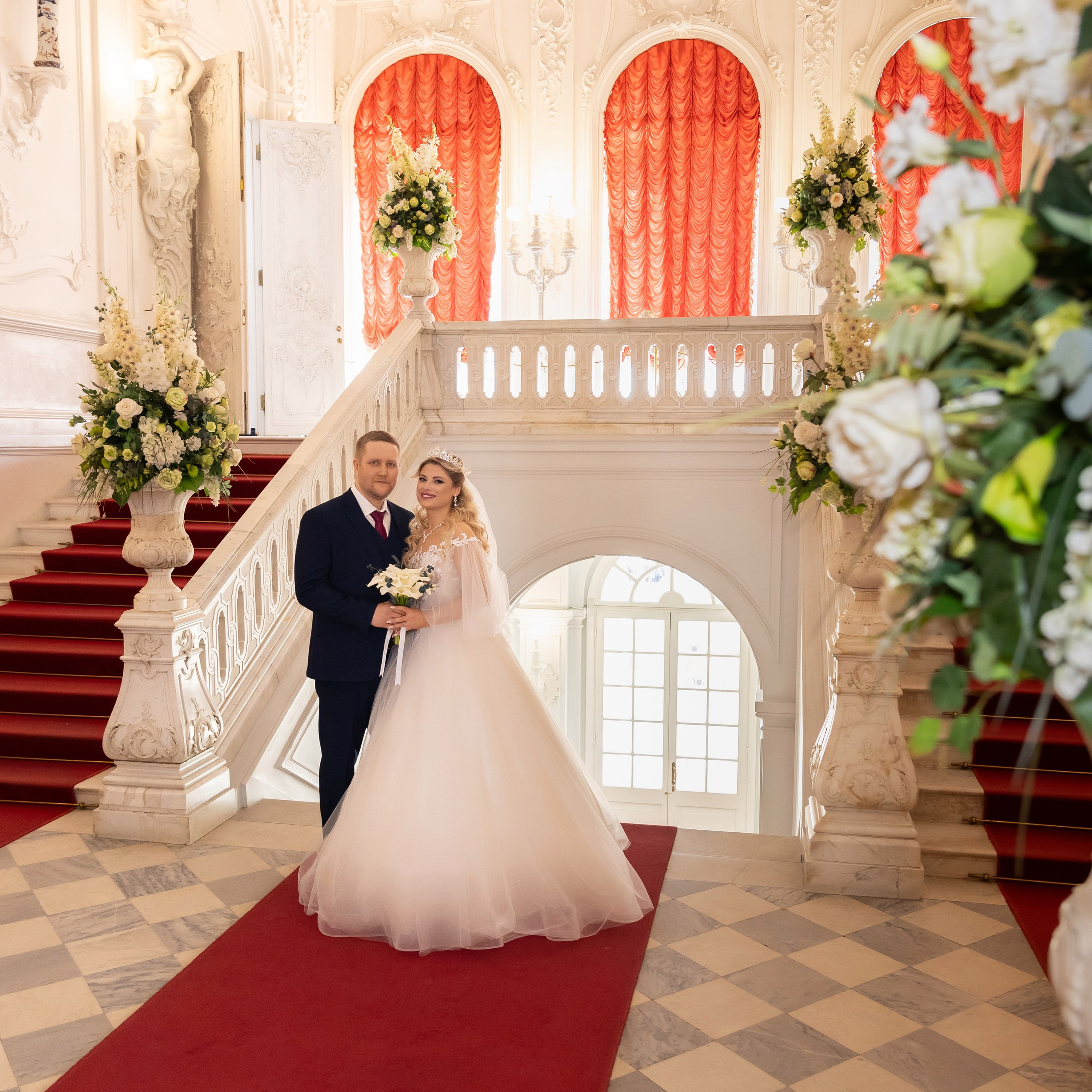 Свадебная фотосессия в Екатерининском дворце. Семейный и свадебный фотограф в Санкт-Петербурге Татьяна Швыкова