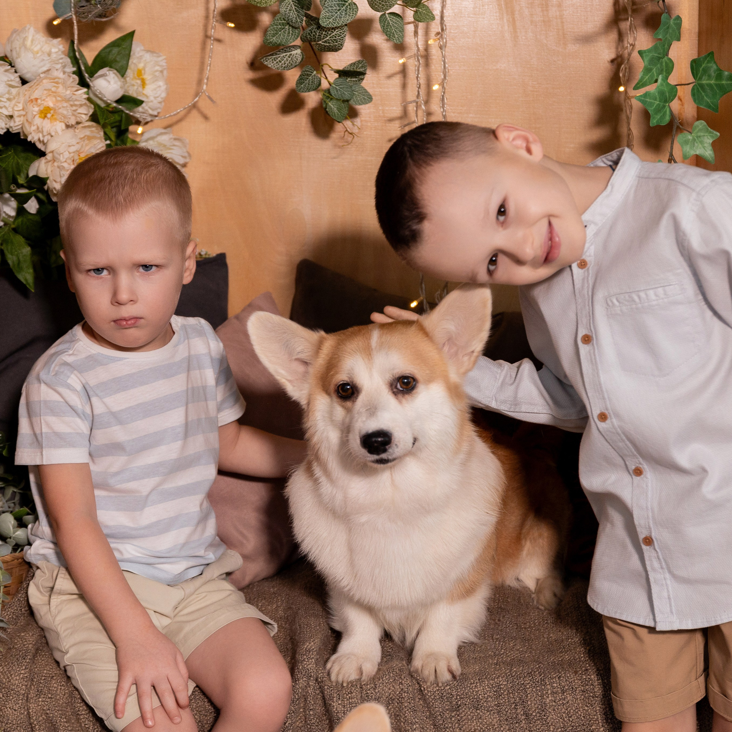 Фотосессия с корги. Семейный и свадебный фотограф в Санкт-Петербурге Татьяна Швыкова