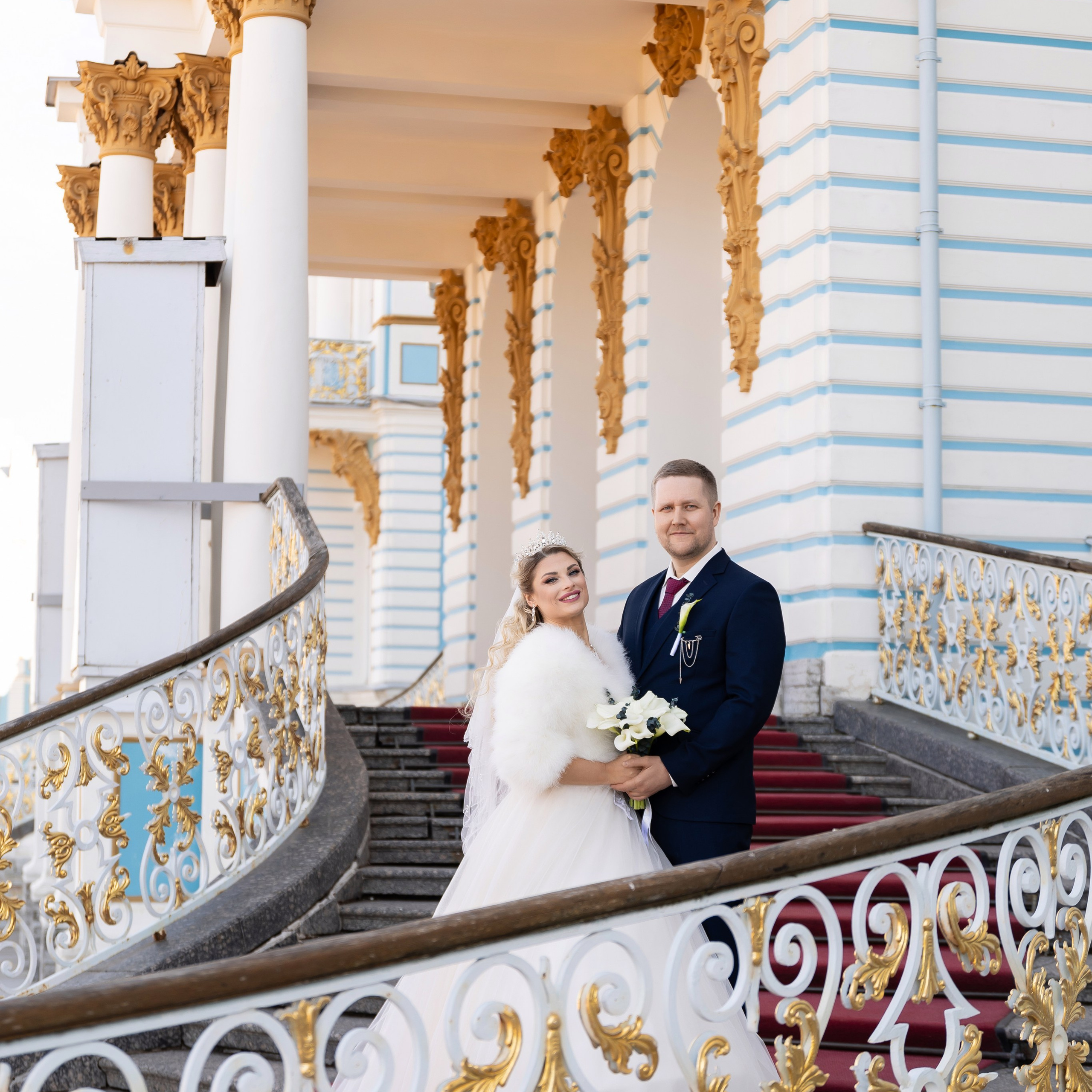 Свадебная фотосессия в Екатерининском дворце. Семейный и свадебный фотограф в Санкт-Петербурге Татьяна Швыкова