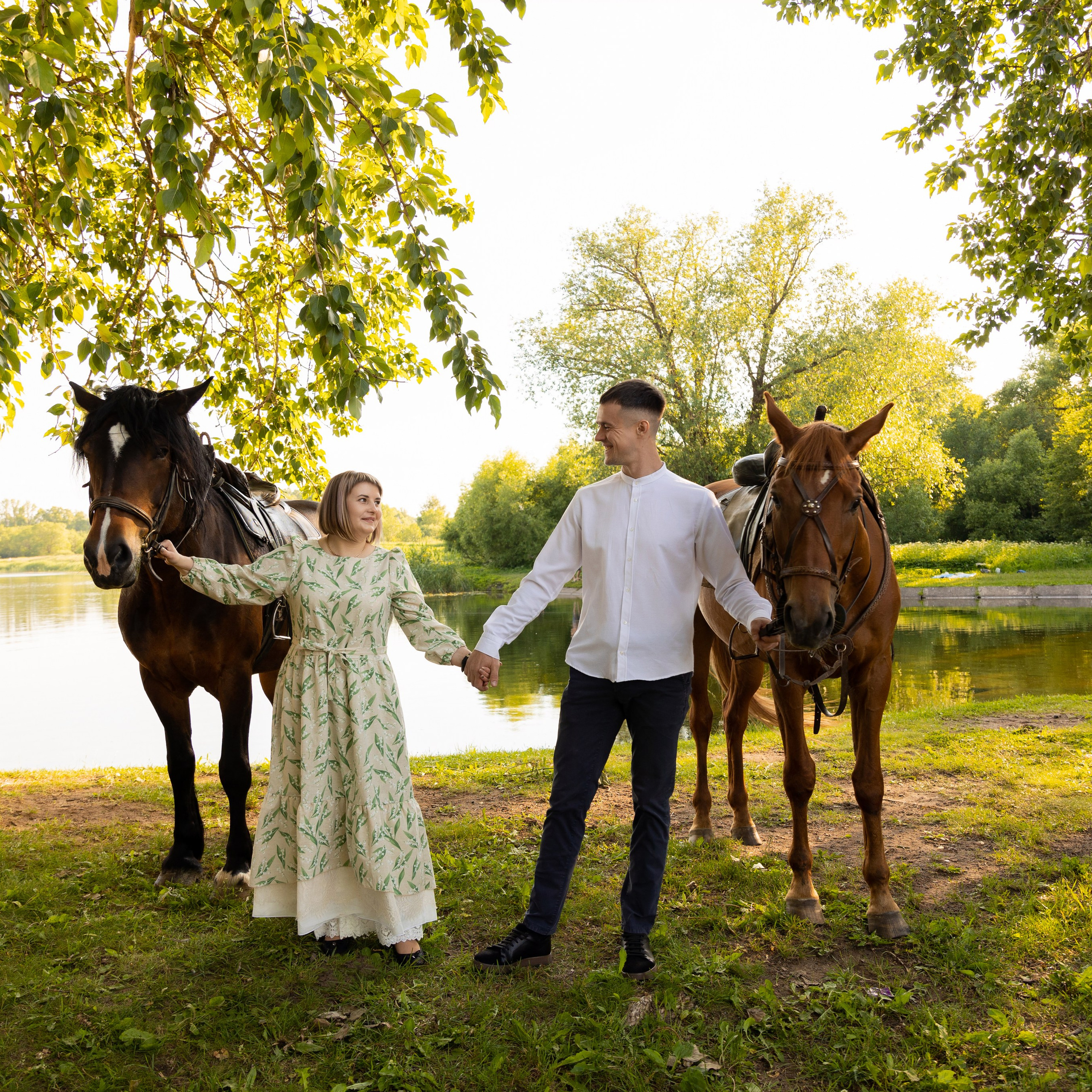 Фотопрогулка на лошадях. Семейный и свадебный фотограф в Санкт-Петербурге Татьяна Швыкова