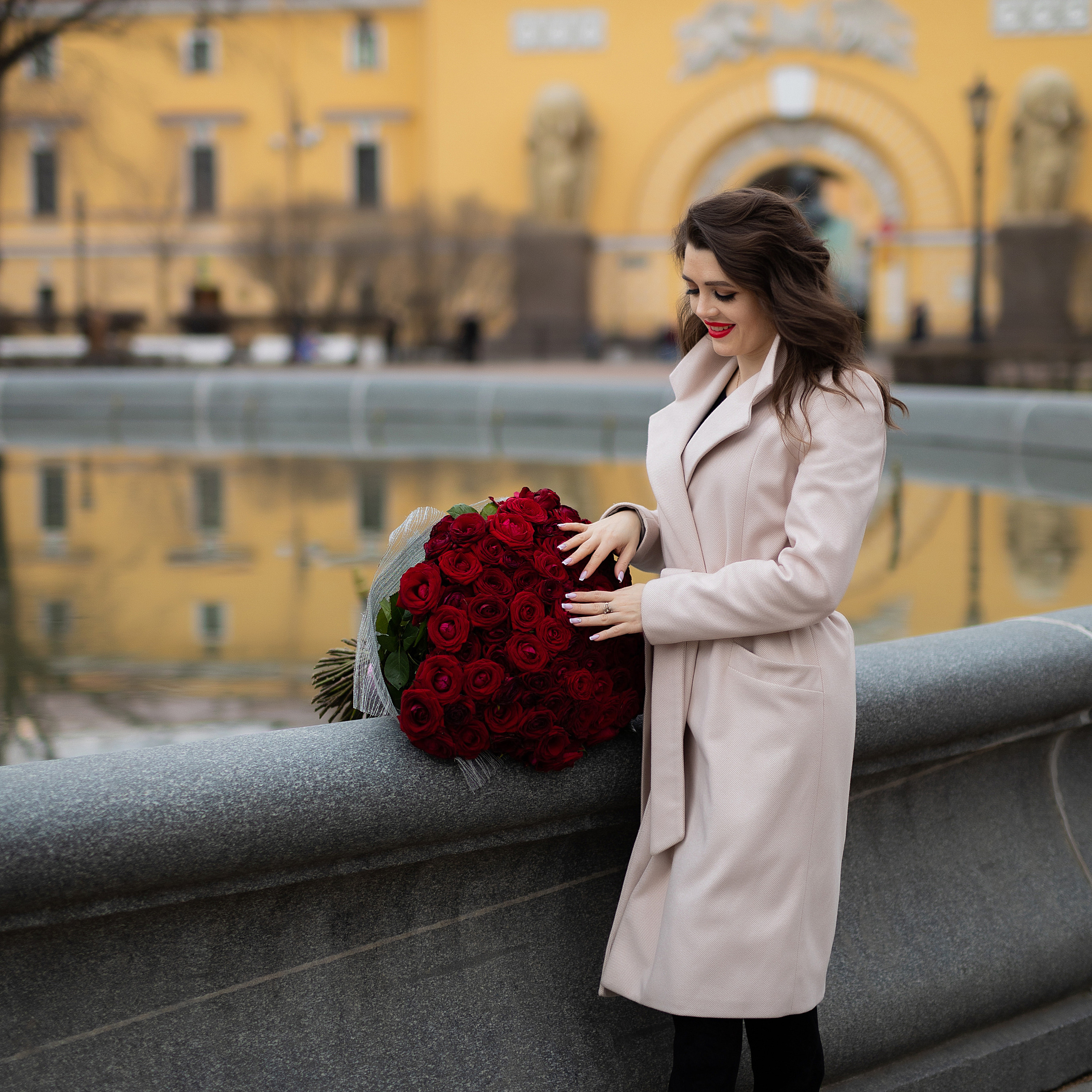 вечерняя фотосессия в городе
