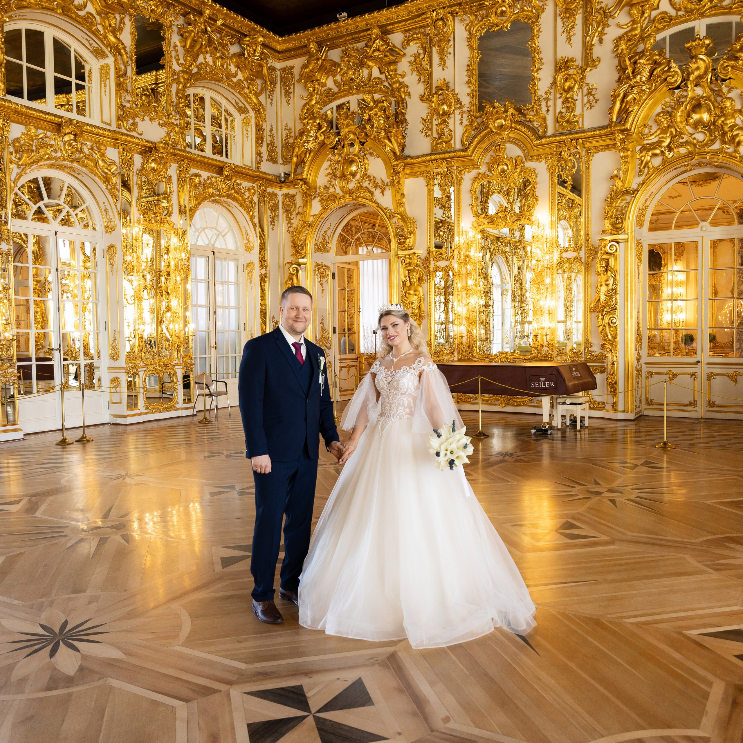 Свадебная фотосессия в Екатерининском дворце. Семейный и свадебный фотограф в Санкт-Петербурге Татьяна Швыкова
