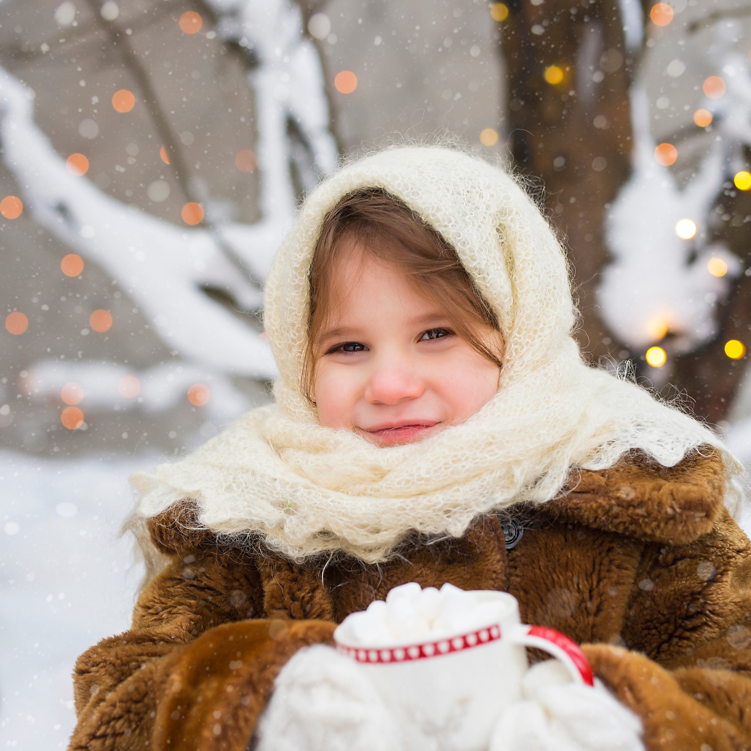 Новогодняя фотосессия на улице