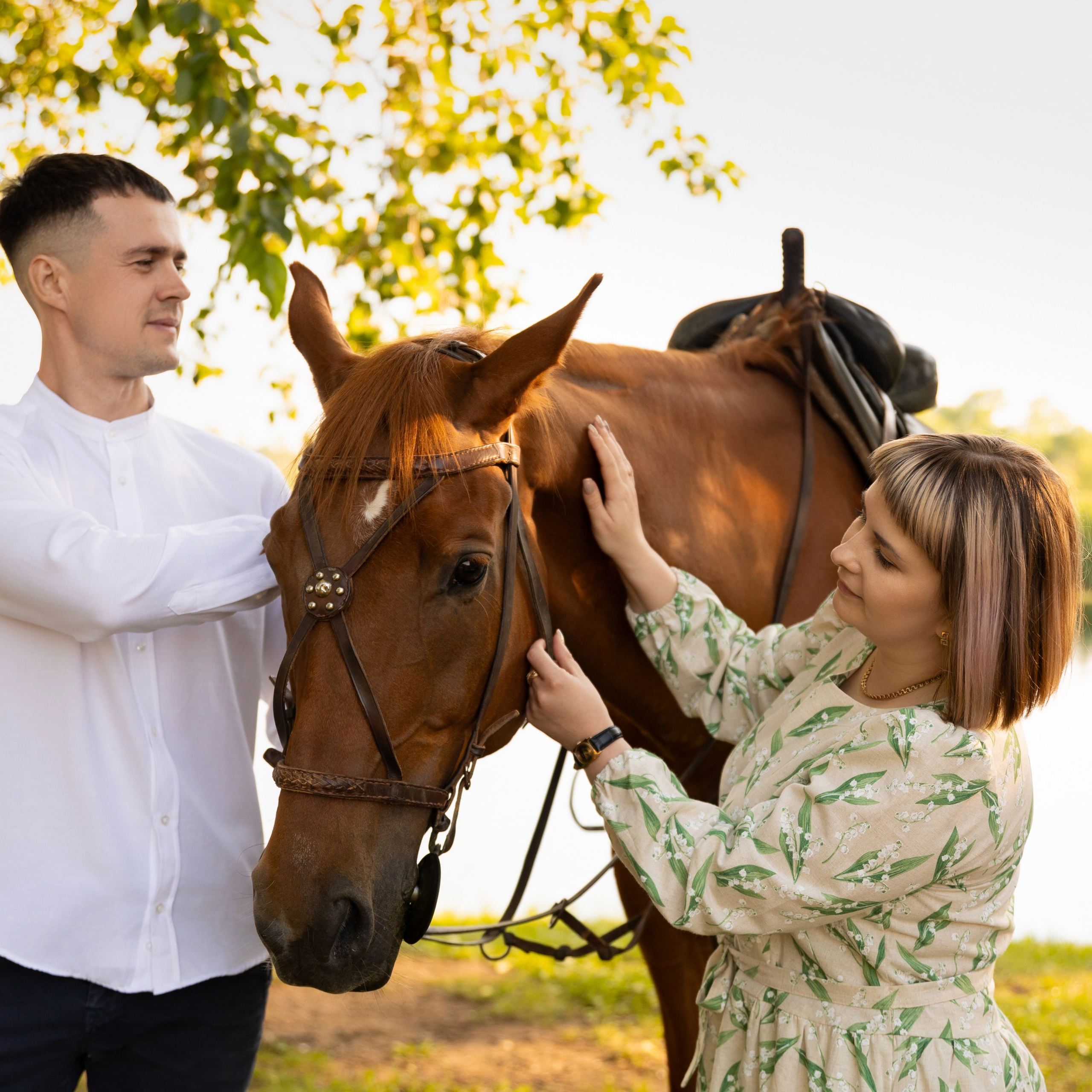 Фотопрогулка на лошадях. Семейный и свадебный фотограф в Санкт-Петербурге Татьяна Швыкова