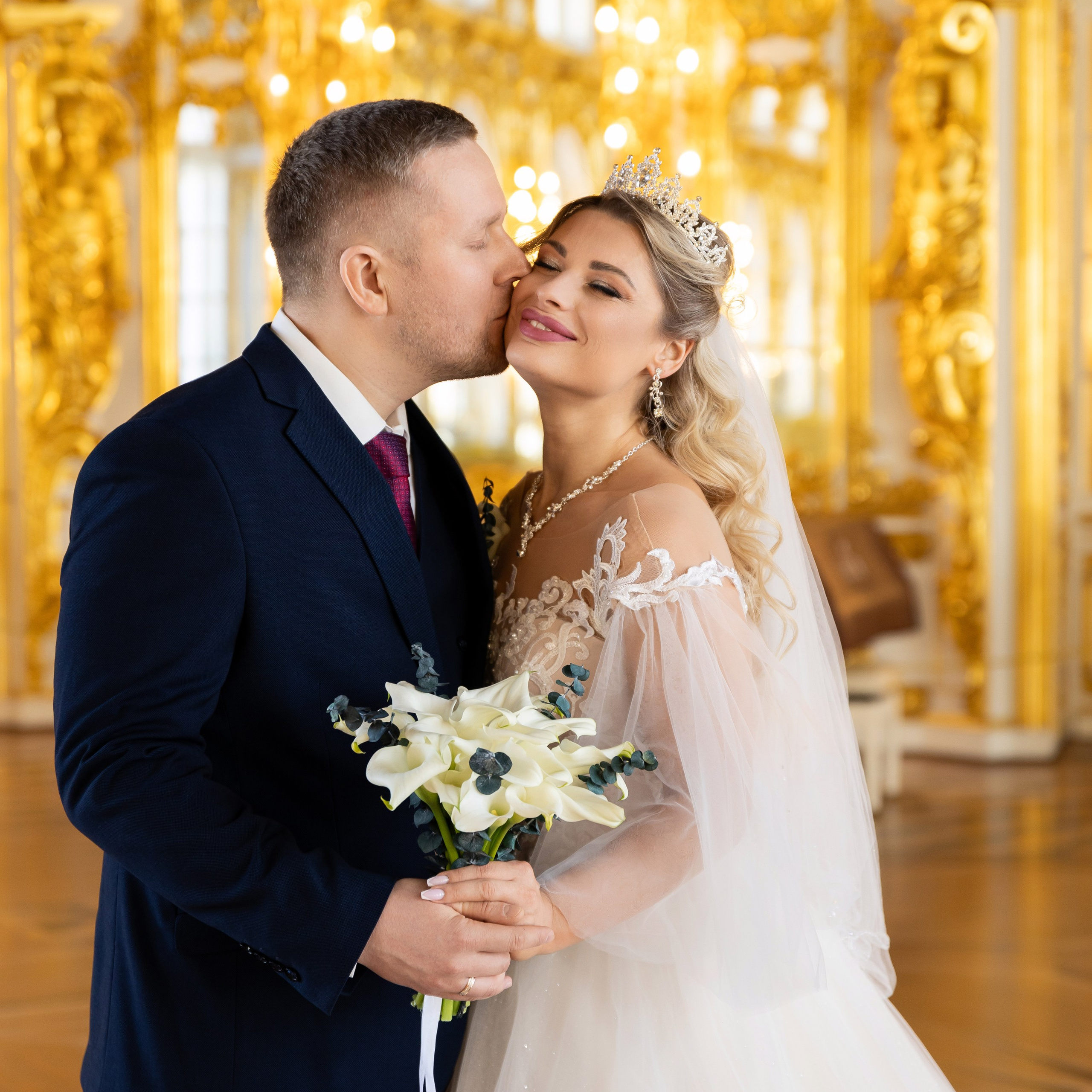 Свадебная фотосессия в Екатерининском дворце. Семейный и свадебный фотограф в Санкт-Петербурге Татьяна Швыкова