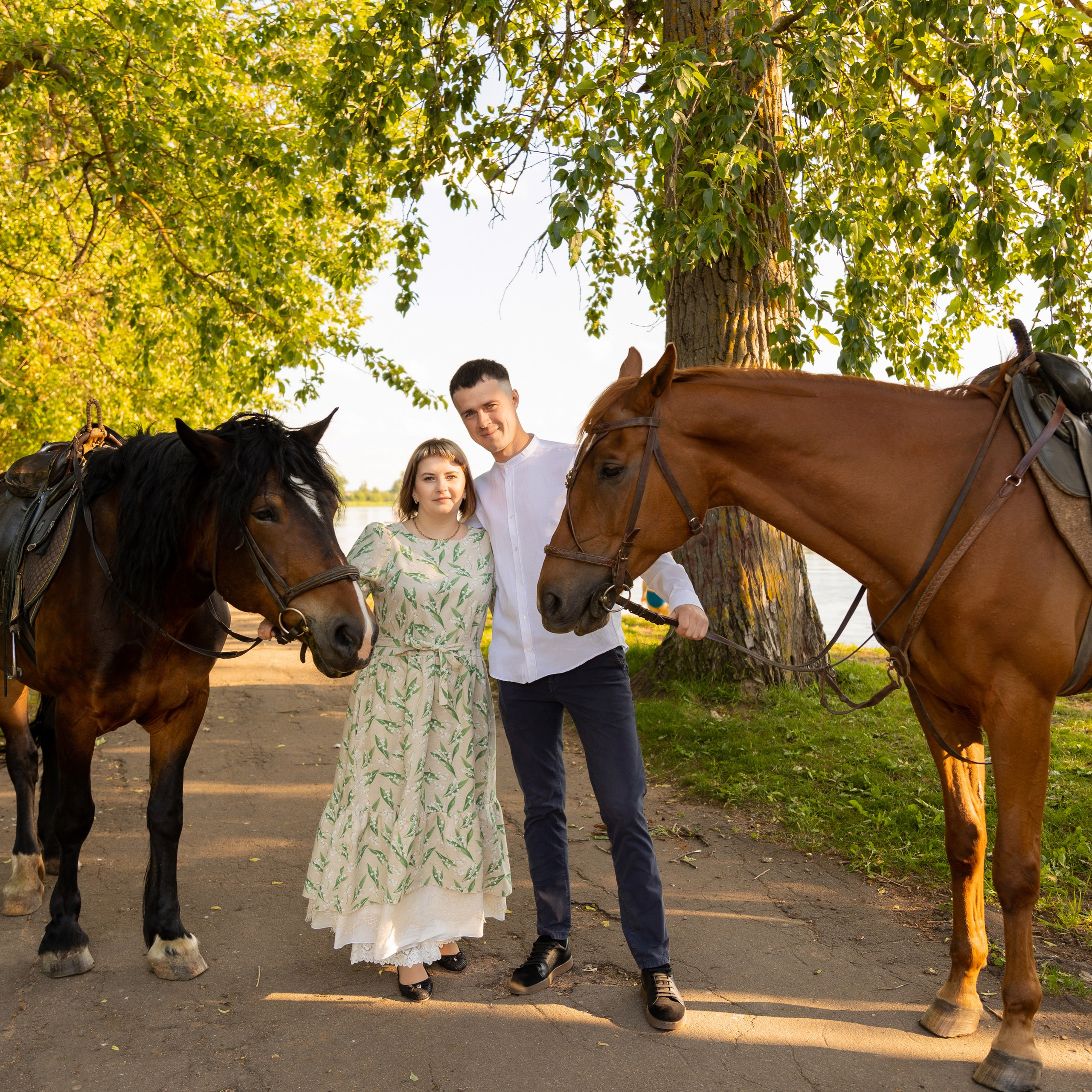 Фотопрогулка на лошадях. Семейный и свадебный фотограф в Санкт-Петербурге Татьяна Швыкова