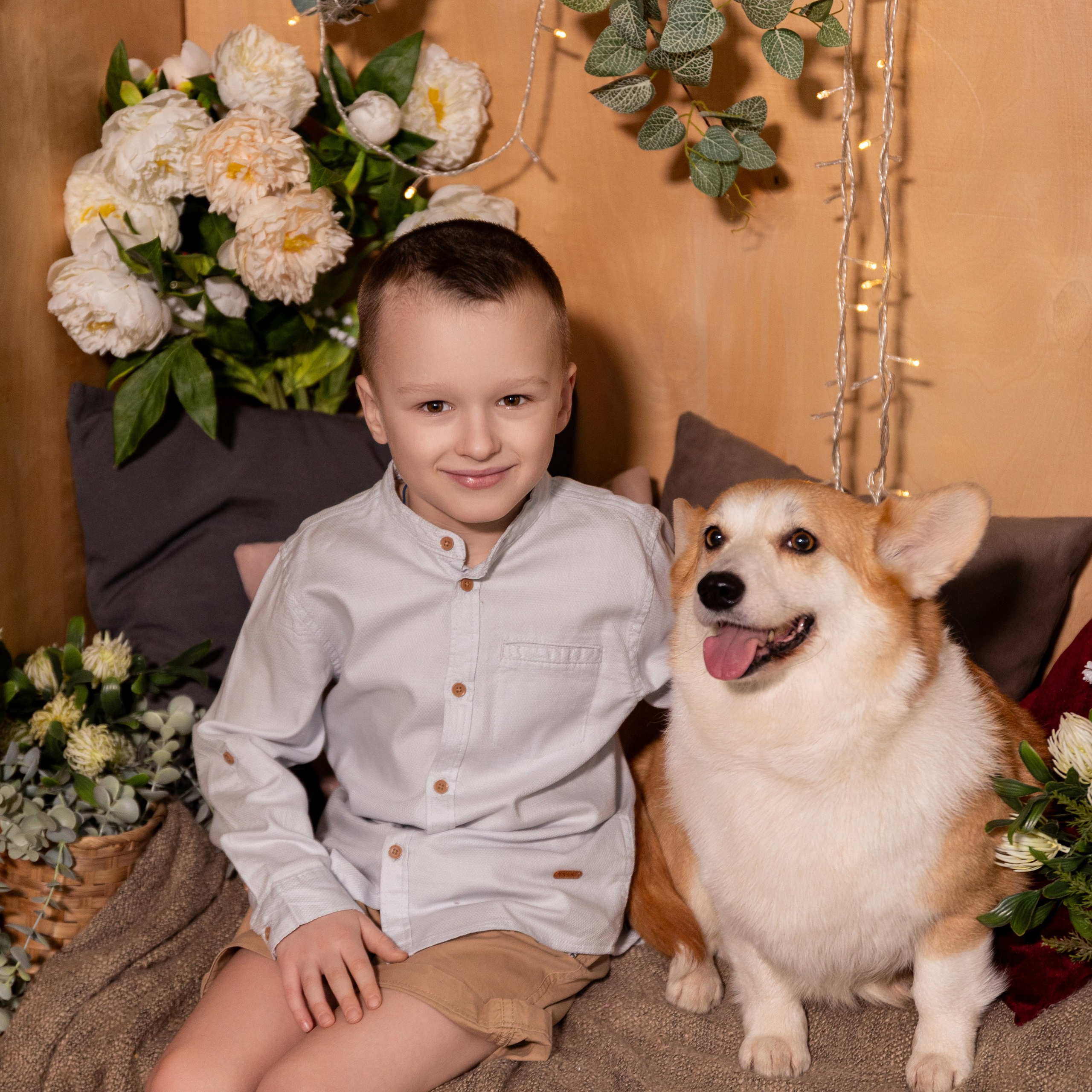 Фотосессия с корги. Семейный и свадебный фотограф в Санкт-Петербурге Татьяна Швыкова