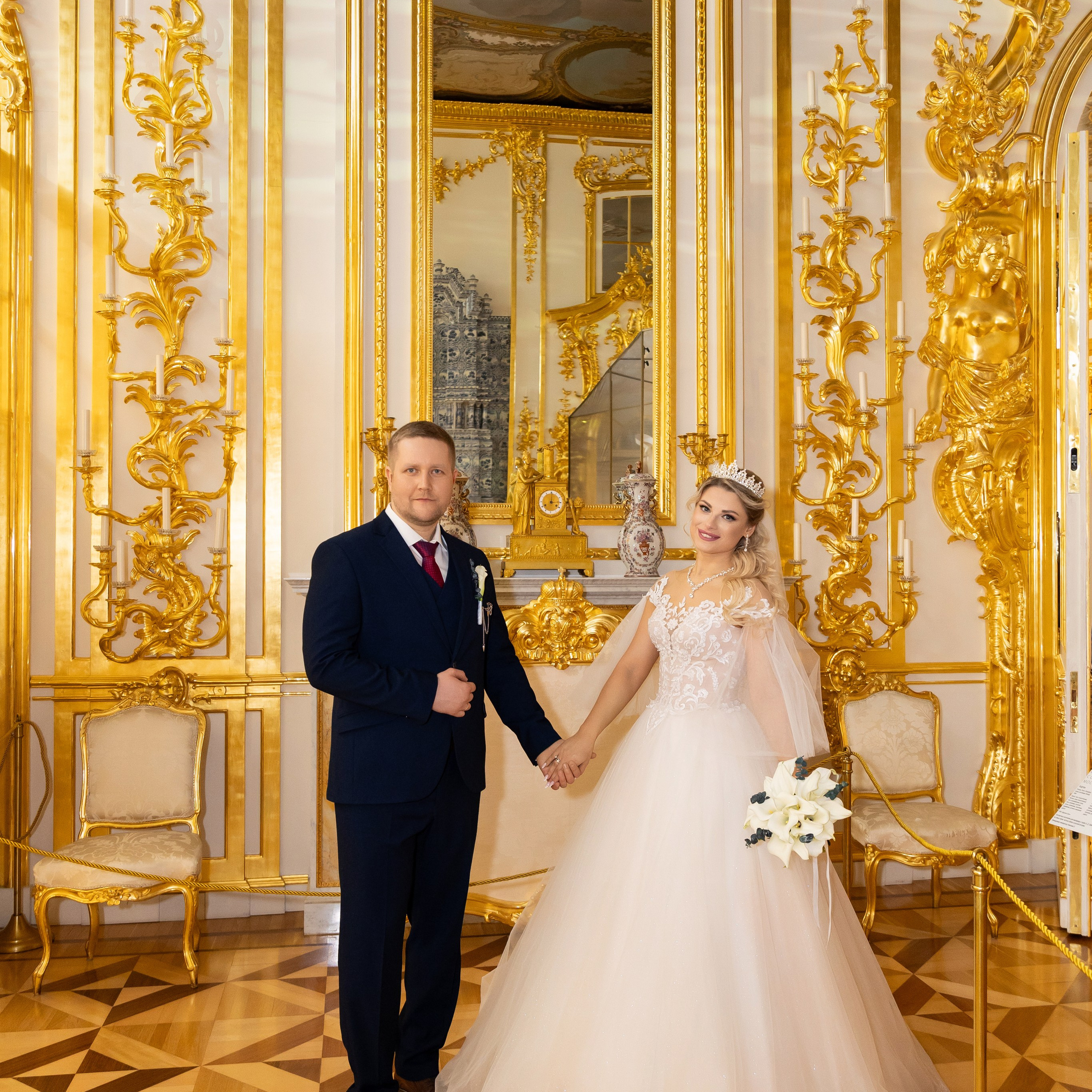 Свадебная фотосессия в Екатерининском дворце. Семейный и свадебный фотограф в Санкт-Петербурге Татьяна Швыкова