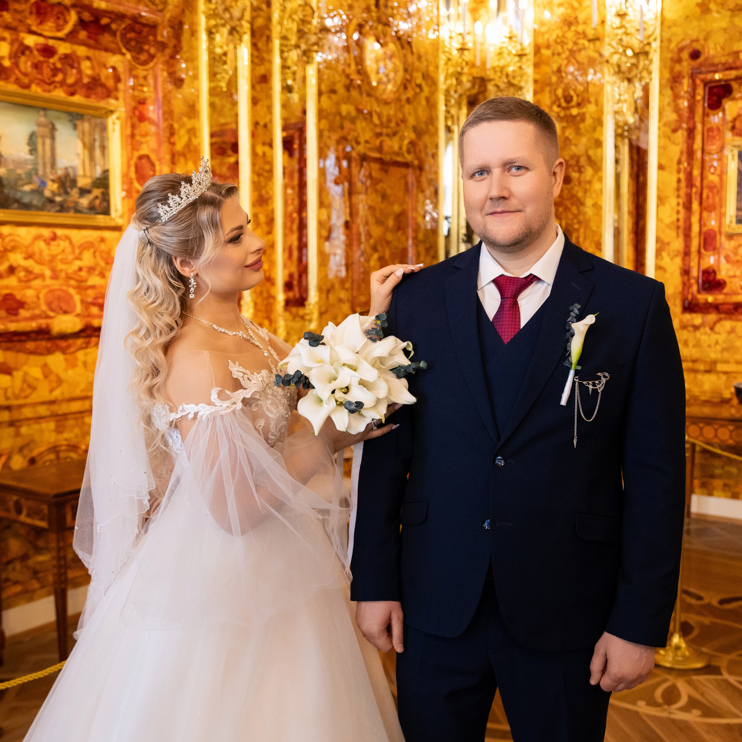 Свадебная фотосессия в Екатерининском дворце. Семейный и свадебный фотограф в Санкт-Петербурге Татьяна Швыкова