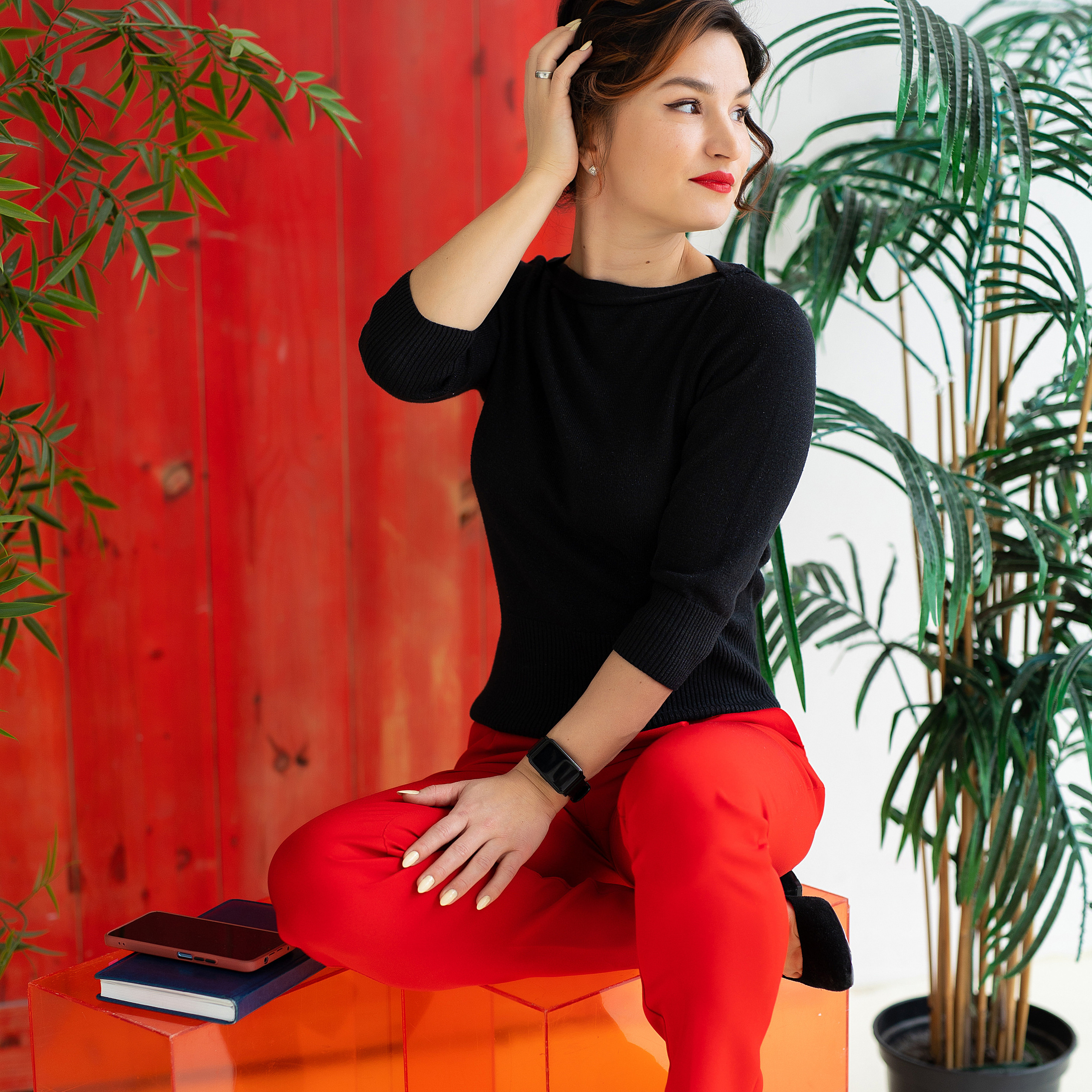 позы для фотосессии женщины в студии