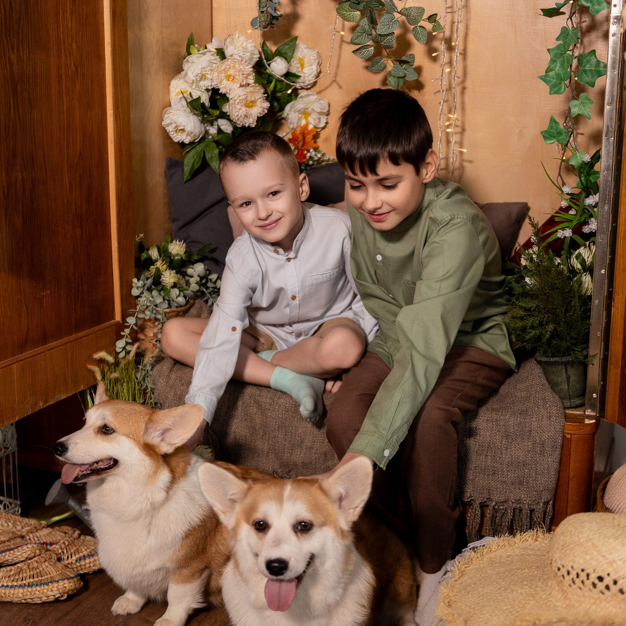 Фотосессия с корги. Семейный и свадебный фотограф в Санкт-Петербурге Татьяна Швыкова