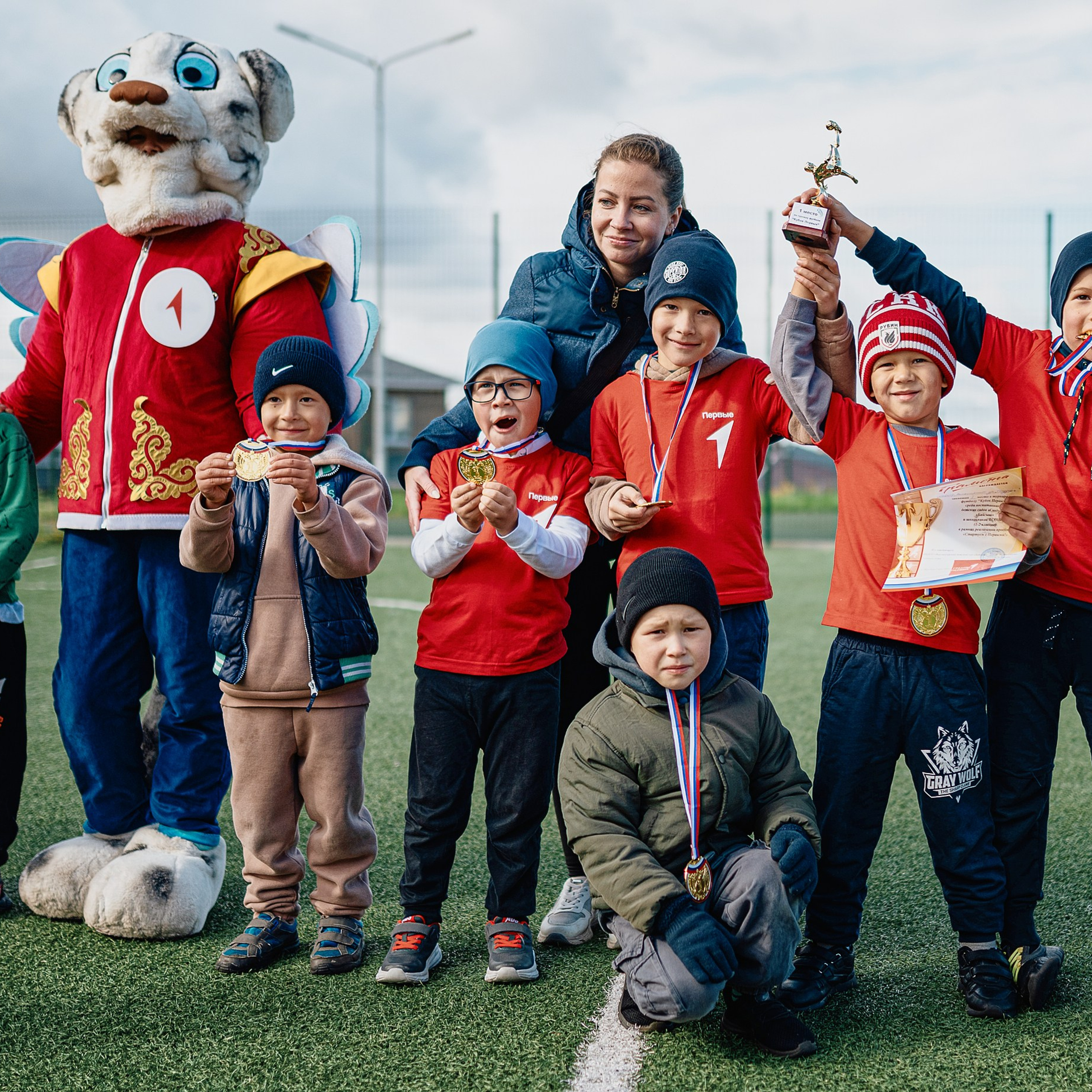 Детский футбол. Республика Татарстан, Высокогорский район, с. Высокая Гора