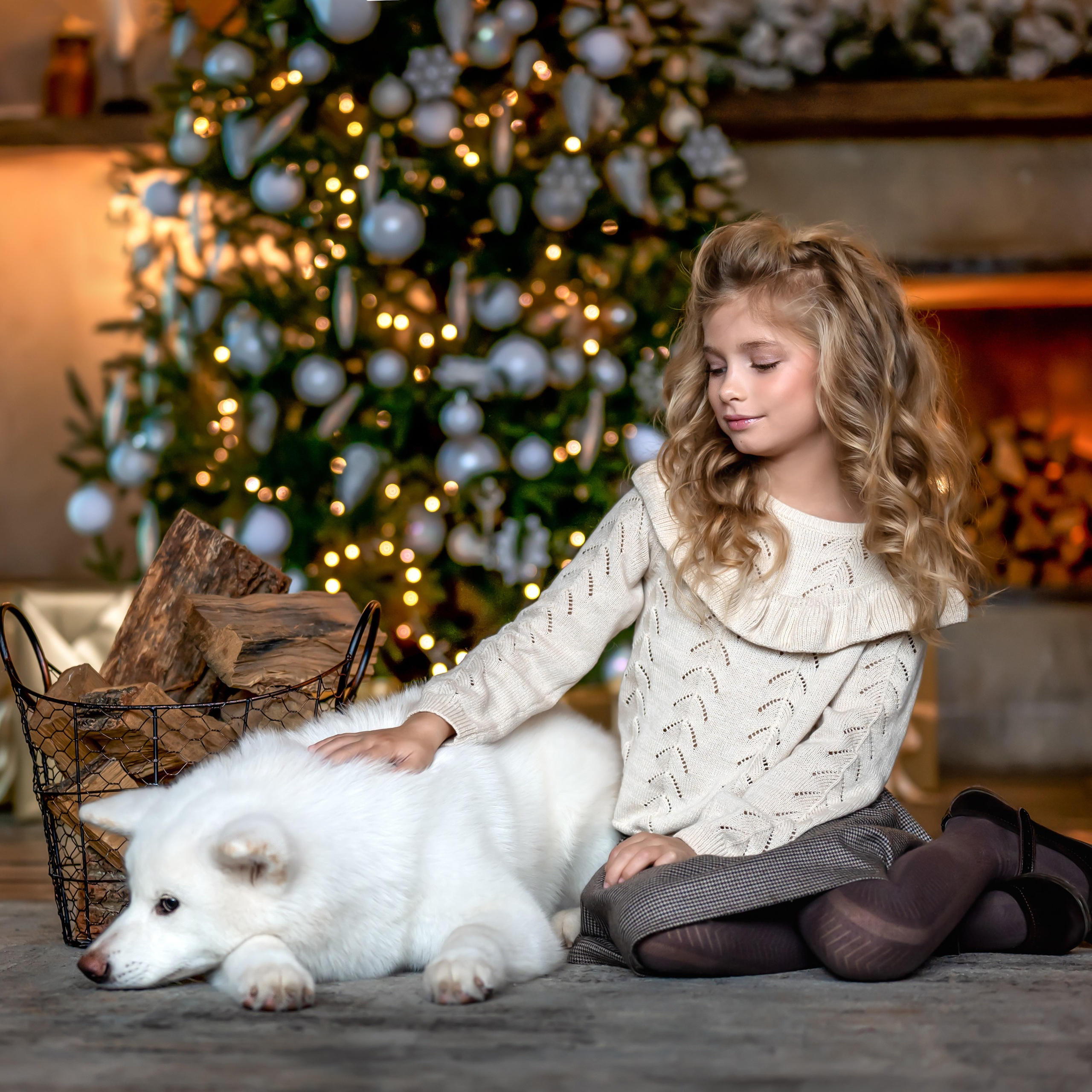Новогодняя фотосессия Алины-Виктории