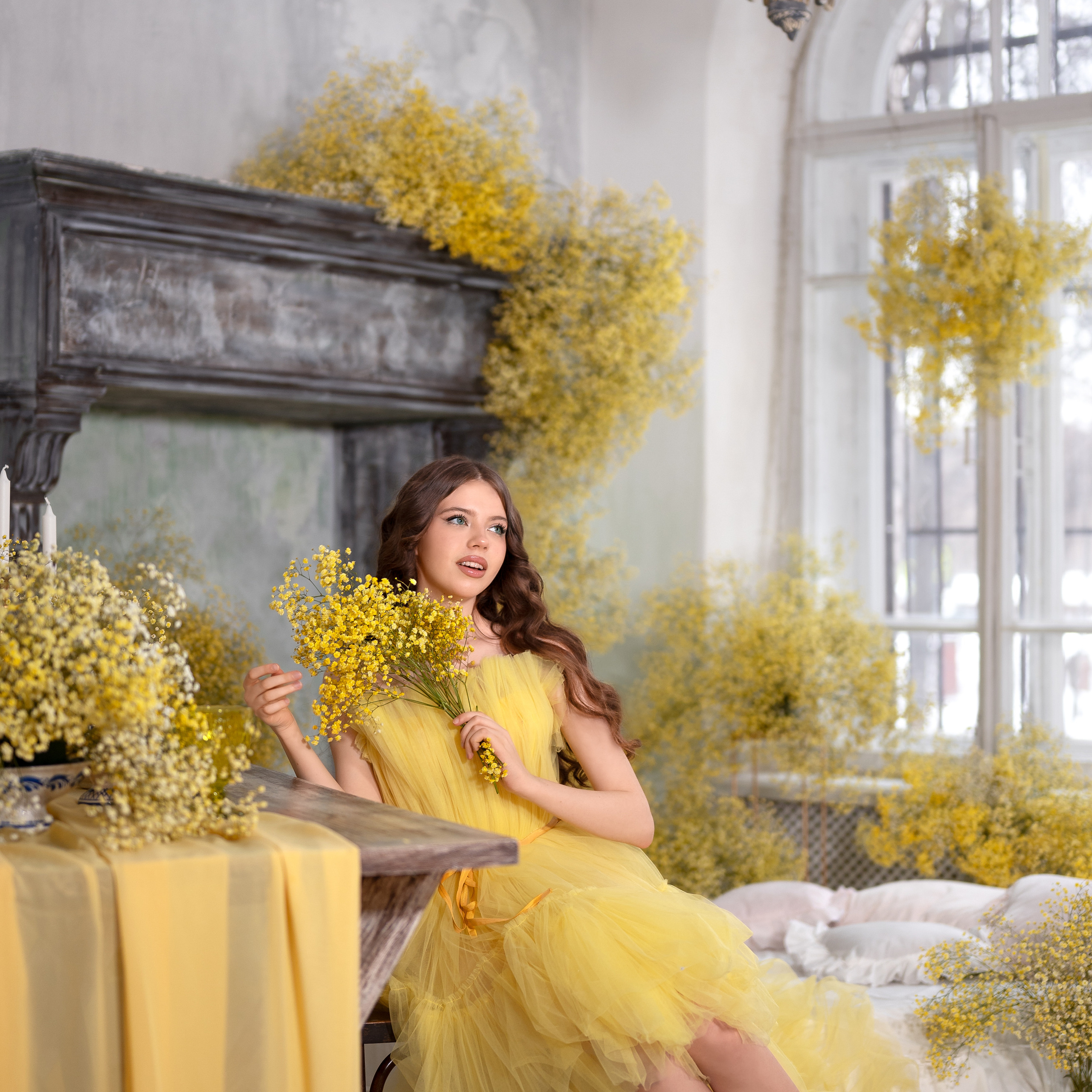 Весенняя фотосессия в&nbsp;студии