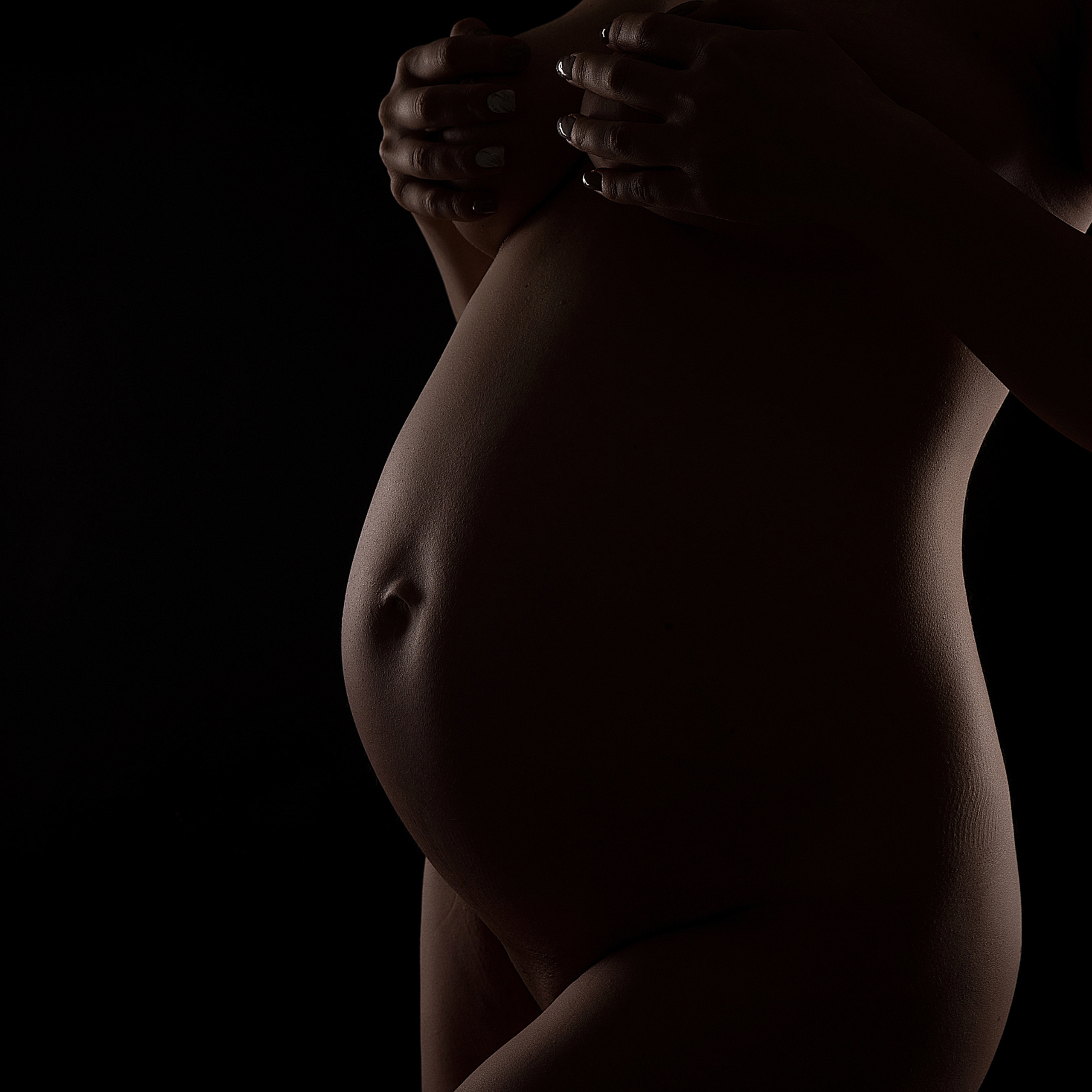 Фотосессия беременности в студии