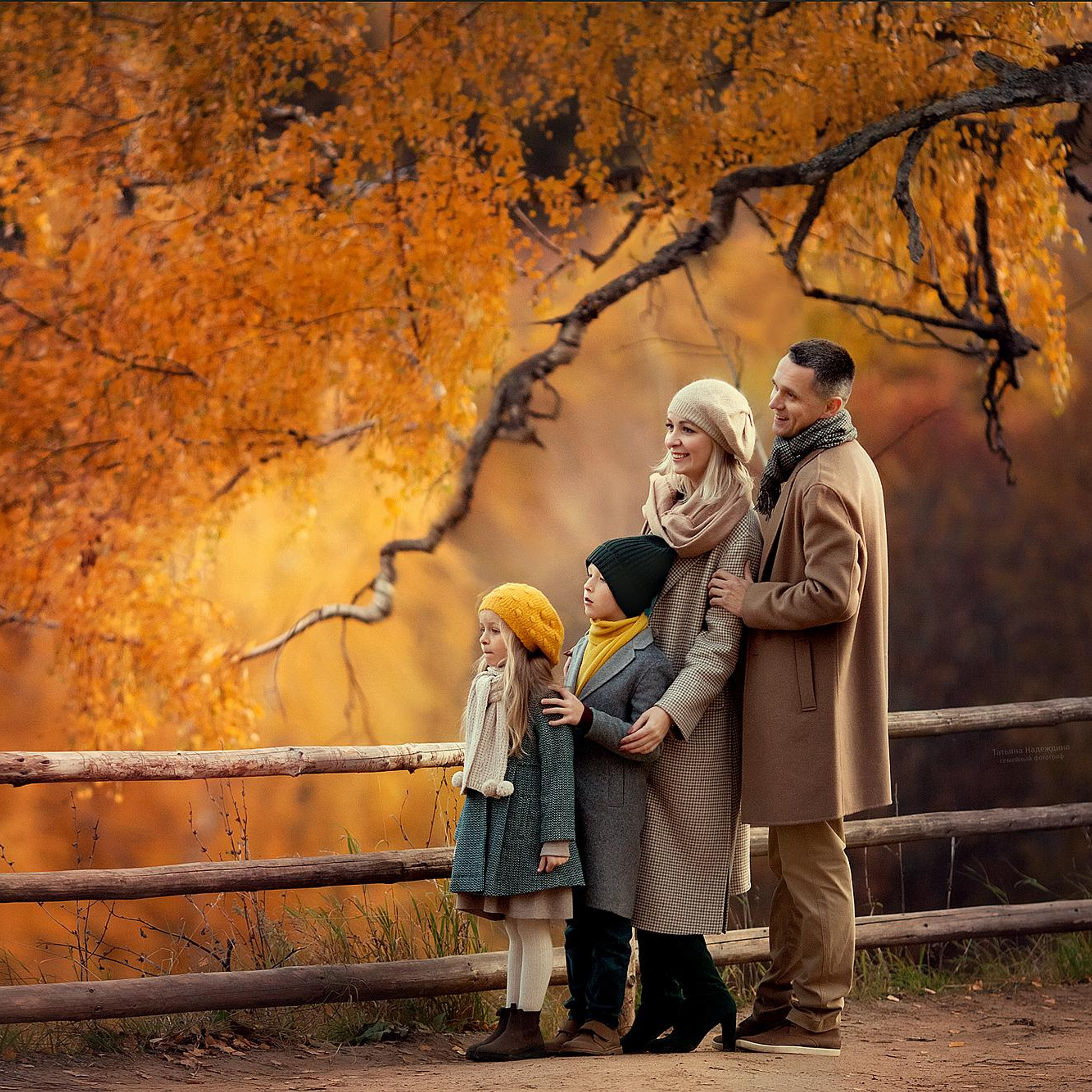 Видеоурок по обработке осенних фотографий. Семейный фотограф Татьяна Надеждина | Москва, Московская область, Ярославль