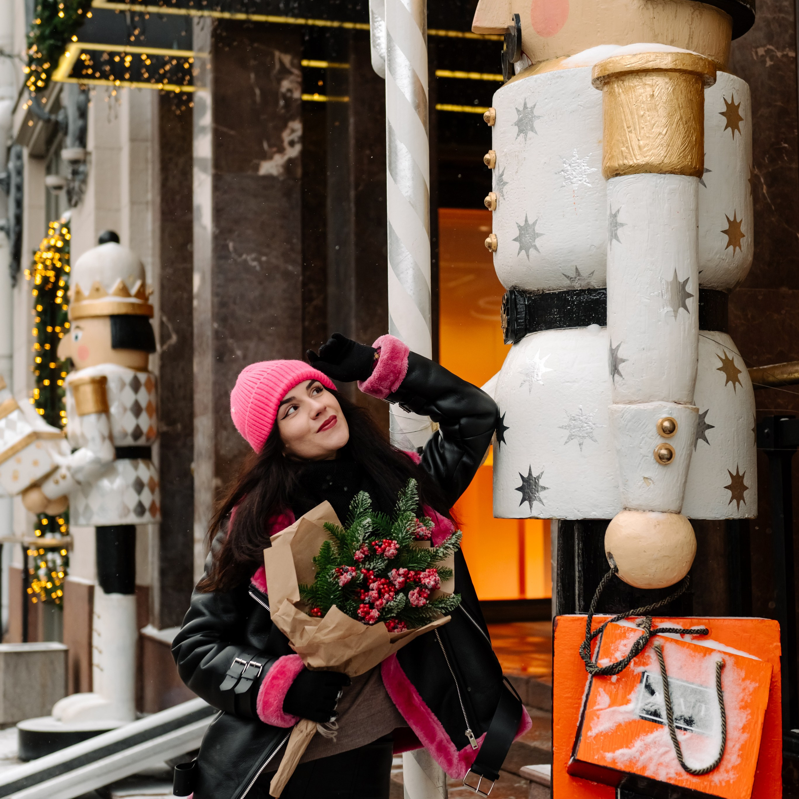 Новогодний город