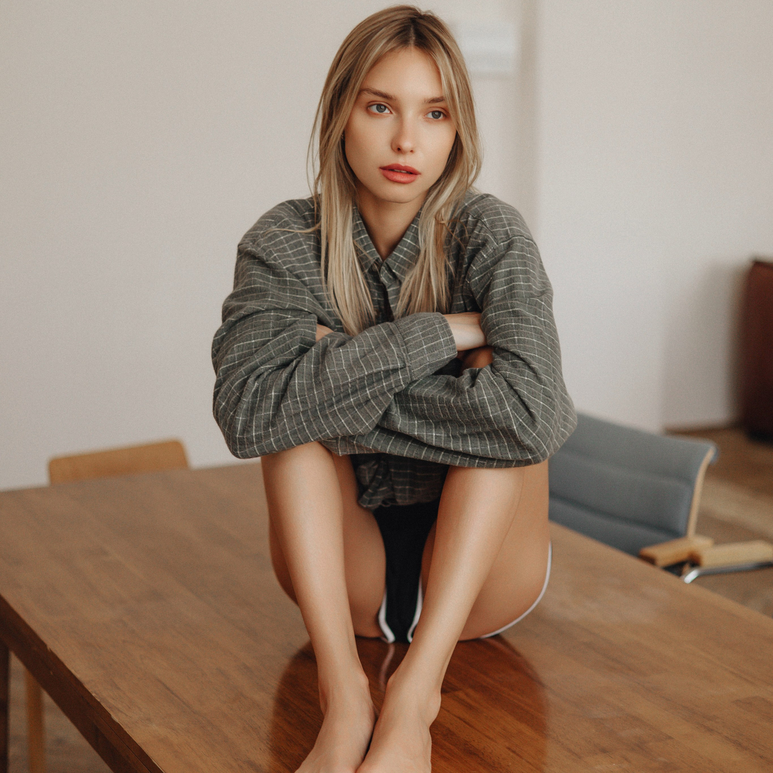 Лина. Съемка в студии, Москва