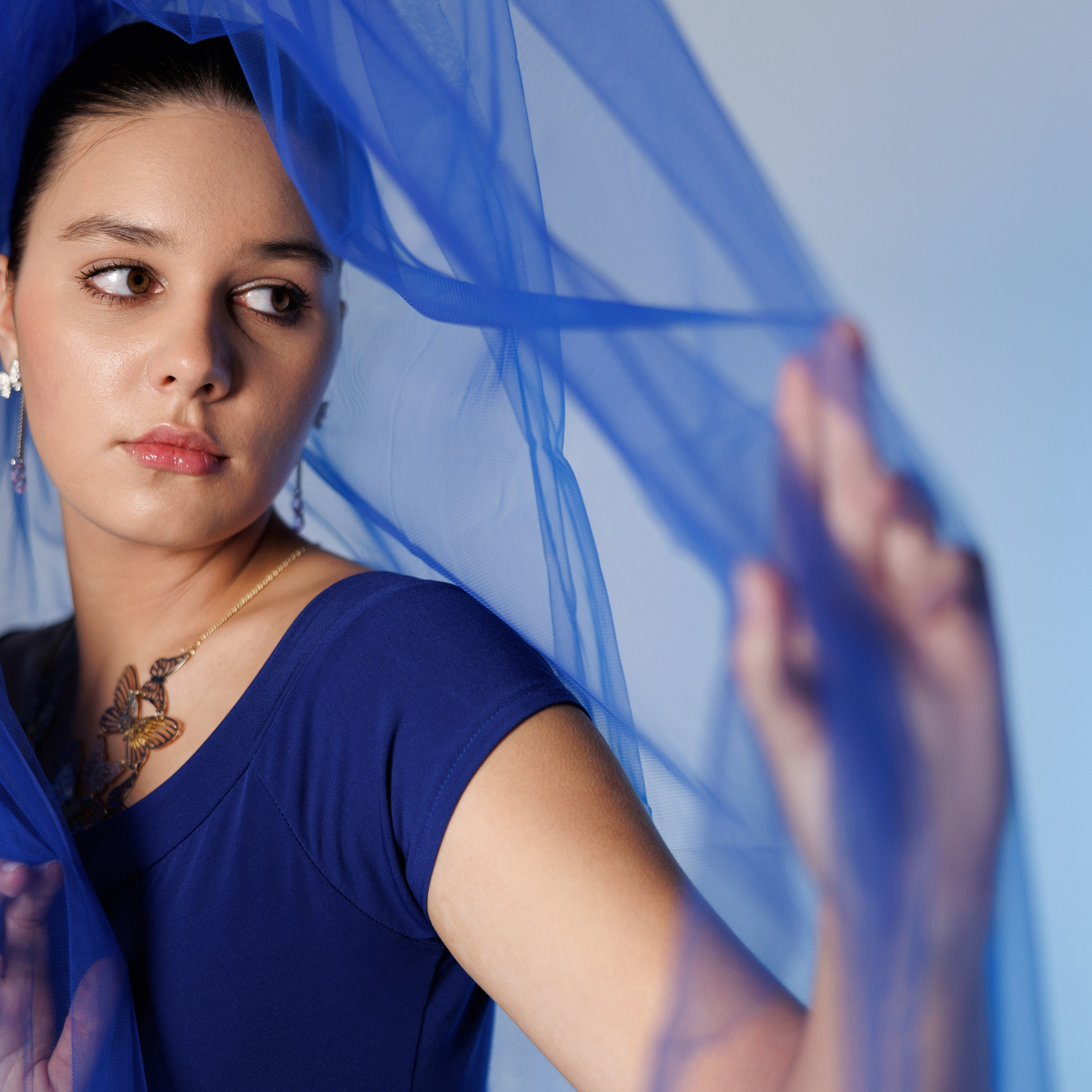 Зима. Съемка в студии