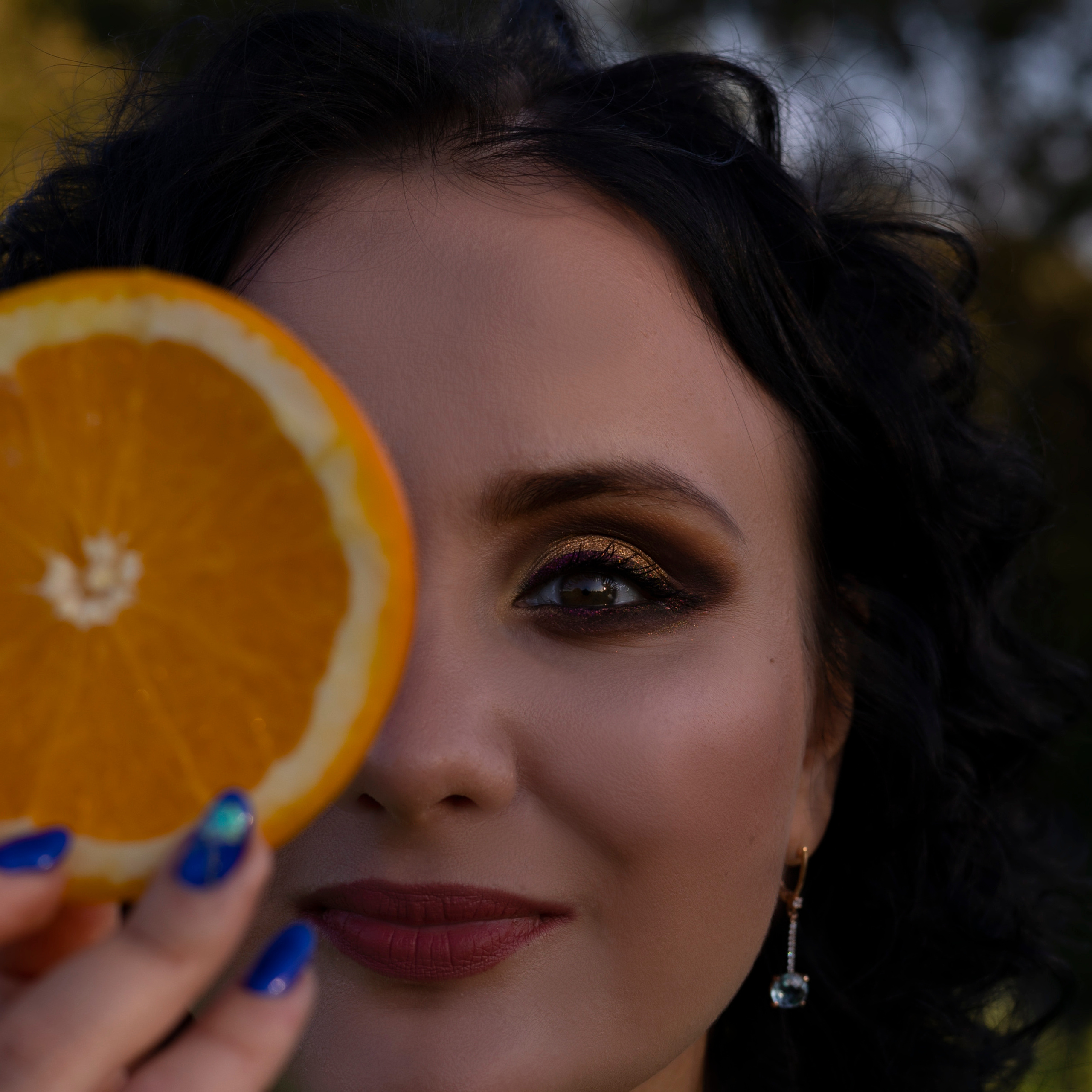 Евгения пикник в парке